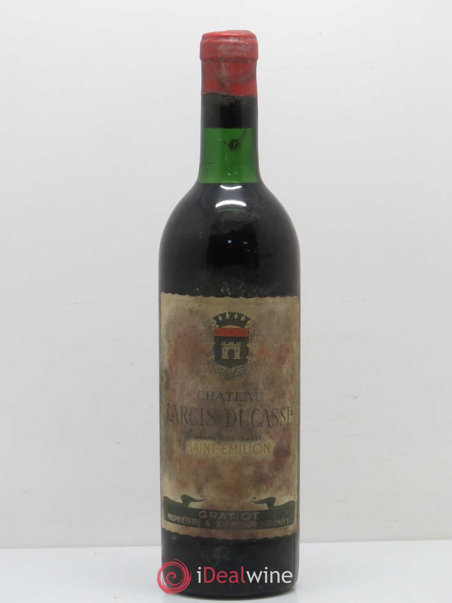 Château Larcis Ducasse 1er Grand Cru Classé B 1966 - Lot de 1 bouteille - 0