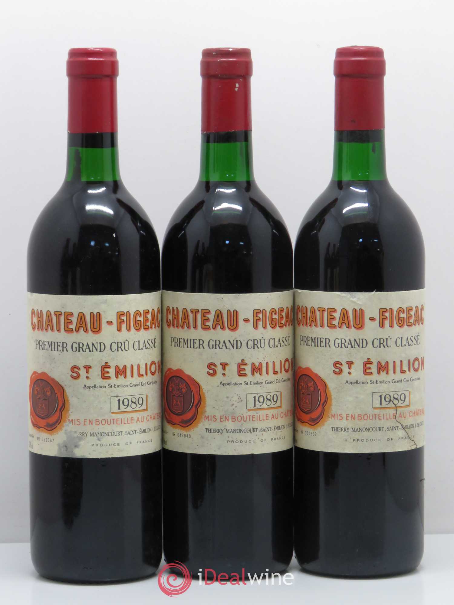 Château Figeac 1er Grand Cru Classé A 1989 - Lot de 6 bouteilles - 2