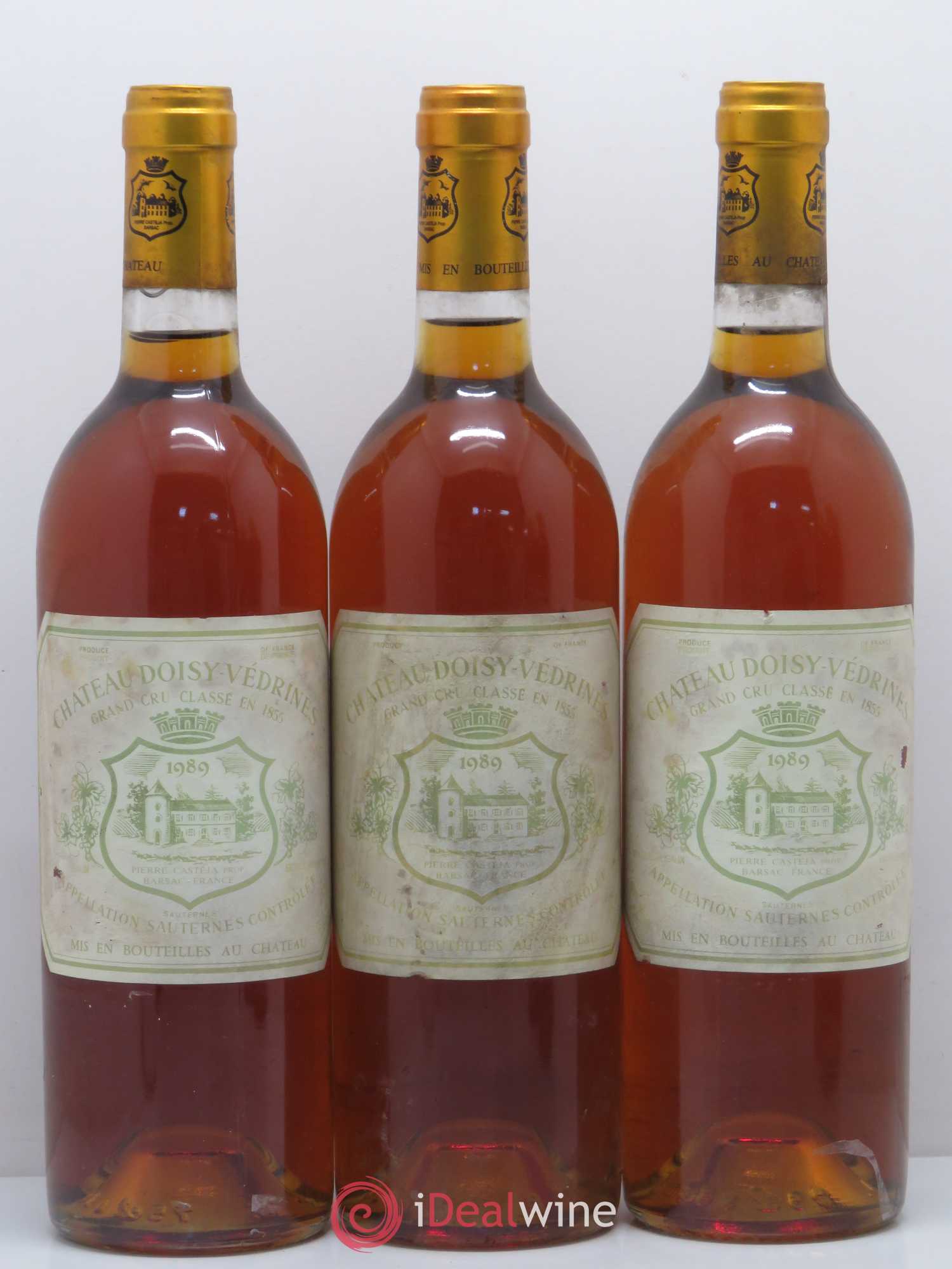 Château Doisy-Védrines 2ème Grand Cru Classé 1989 - Lotto di 5 bottiglie - 1