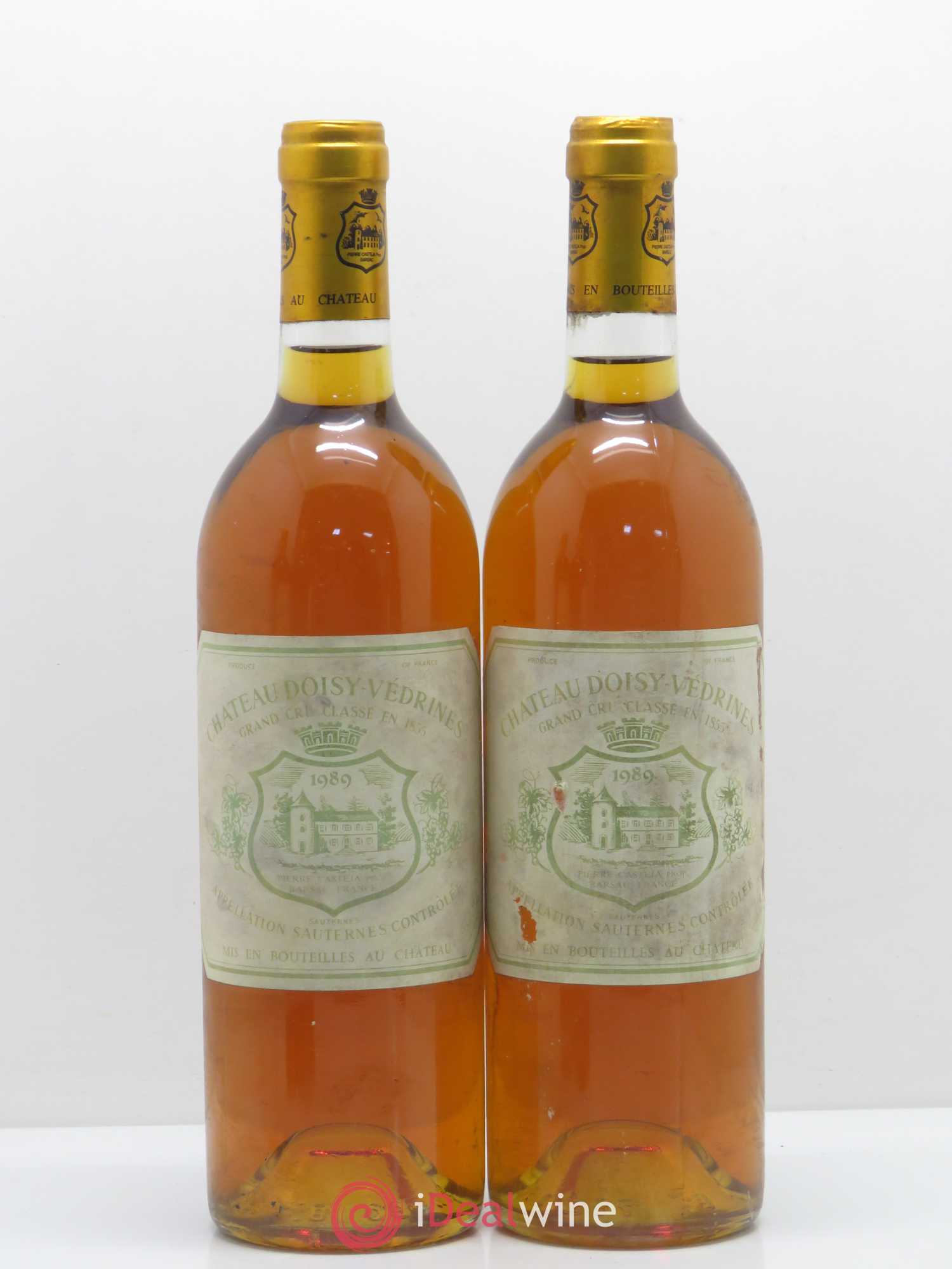Château Doisy-Védrines 2ème Grand Cru Classé 1989 - Lotto di 5 bottiglie - 2
