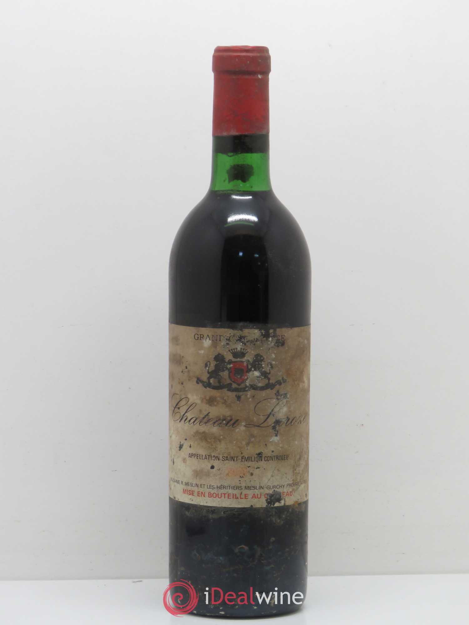 Château Laroze Grand Cru Classé 1970 - Lot de 1 bouteille - 0