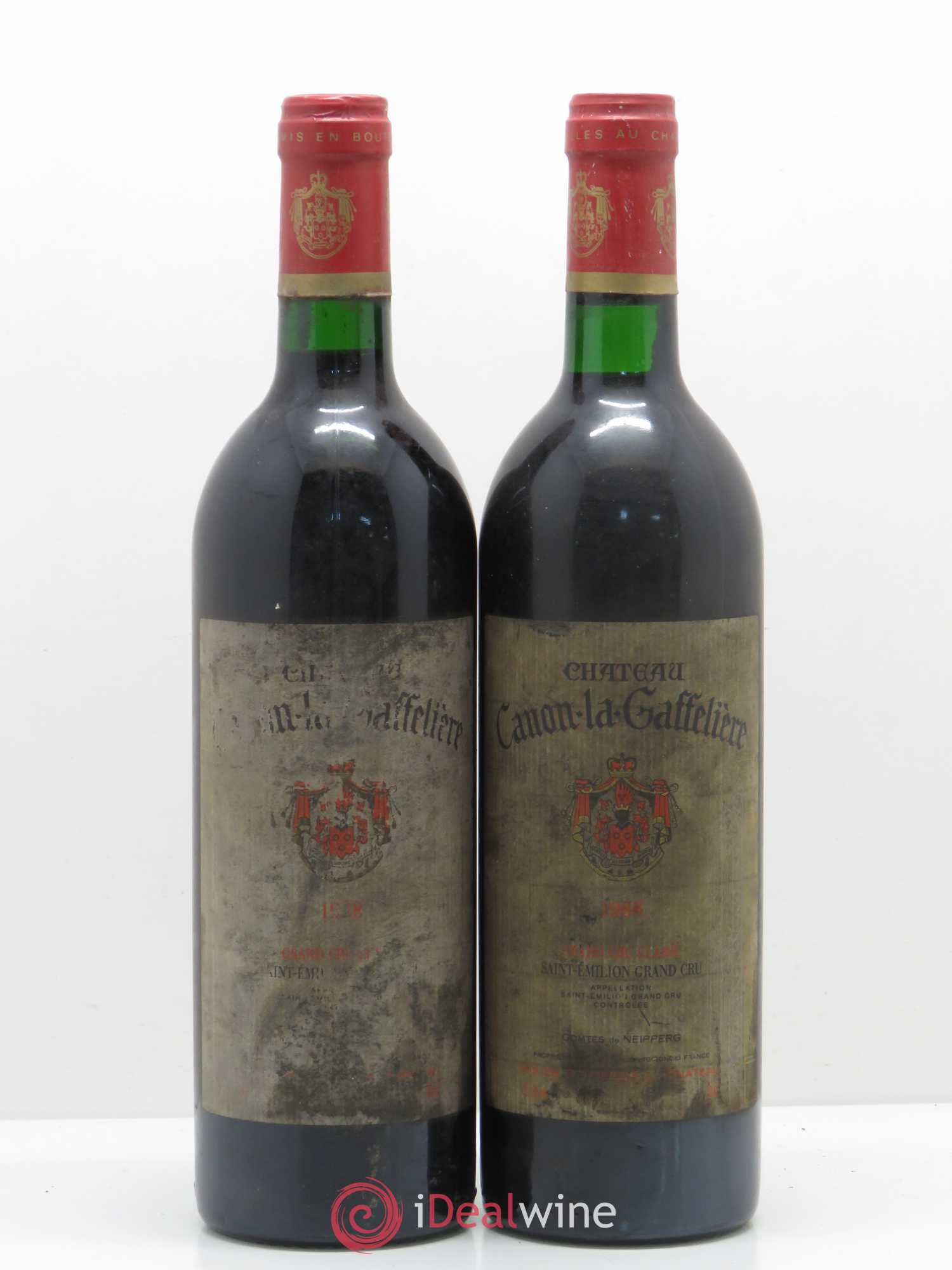 Château Canon la Gaffelière 1er Grand Cru Classé B 1988 - Lot de 2 bouteilles - 0