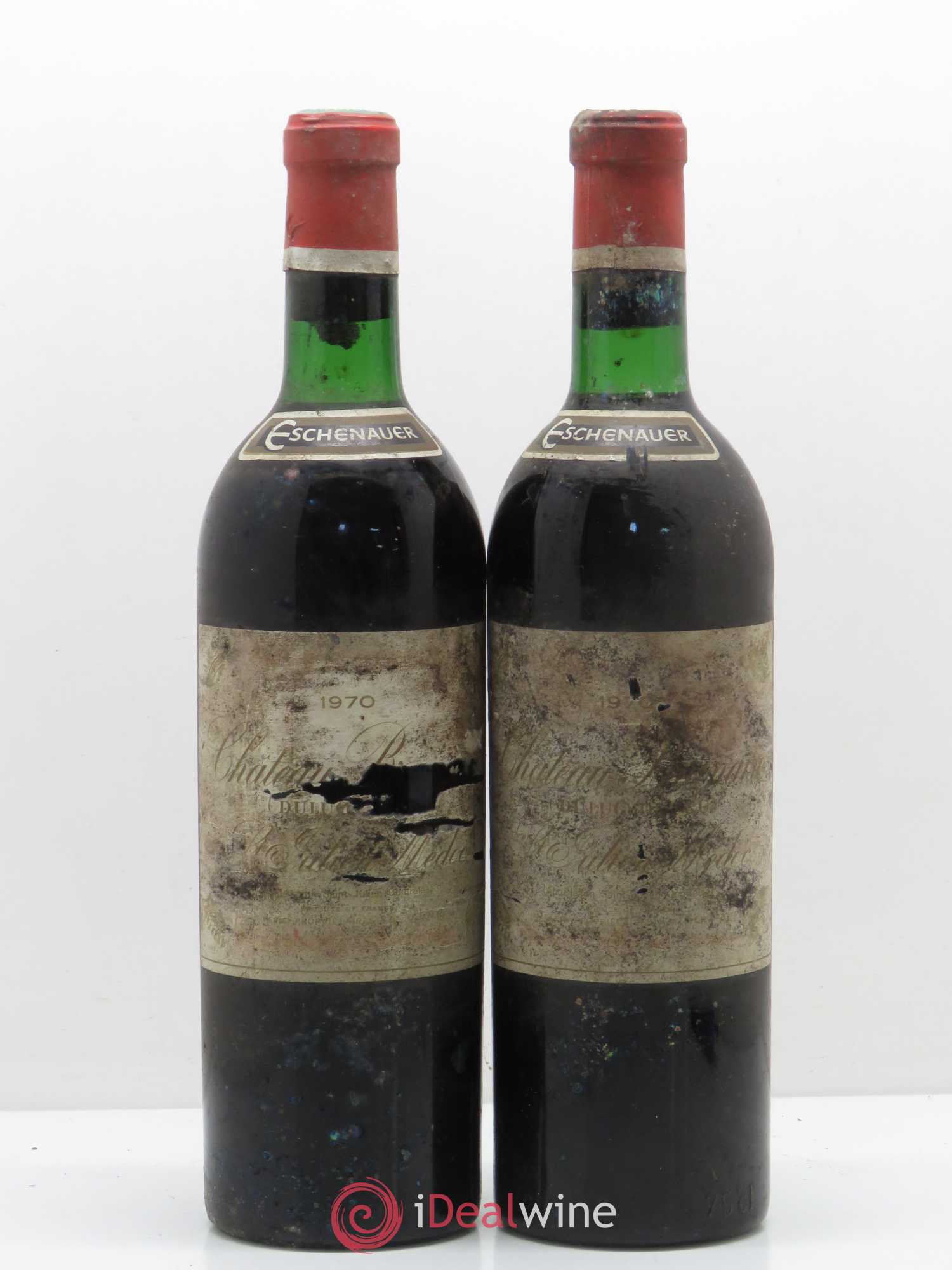 Château Branaire Ducru 4ème Grand Cru Classé 1970 - Lot de 2 bouteilles - 0
