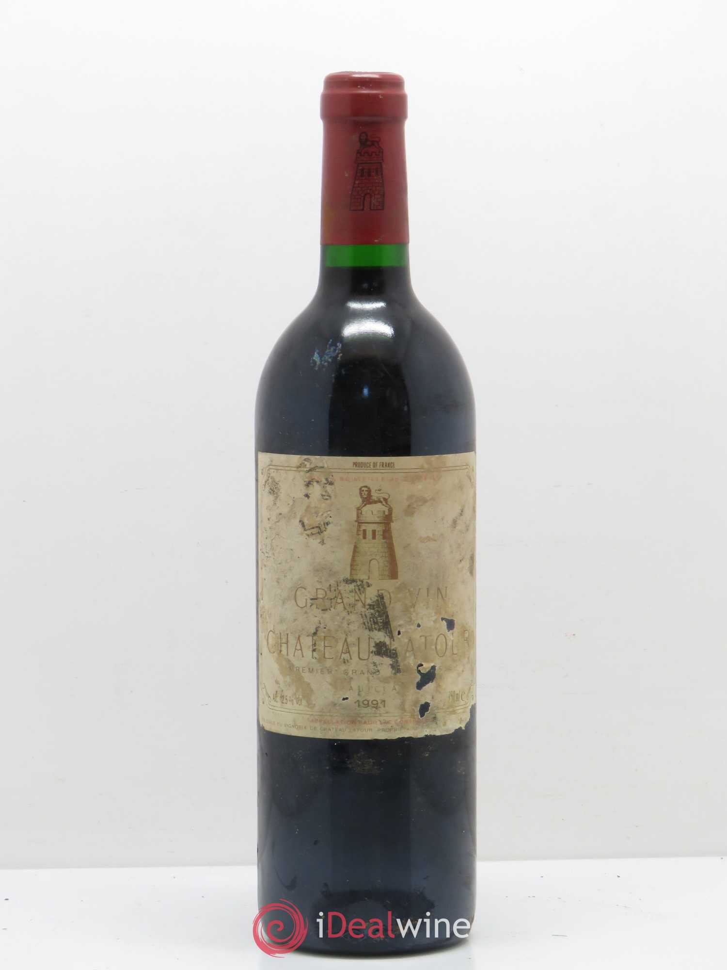 Château Latour 1er Grand Cru Classé 1991 - Lot de 1 bouteille - 0