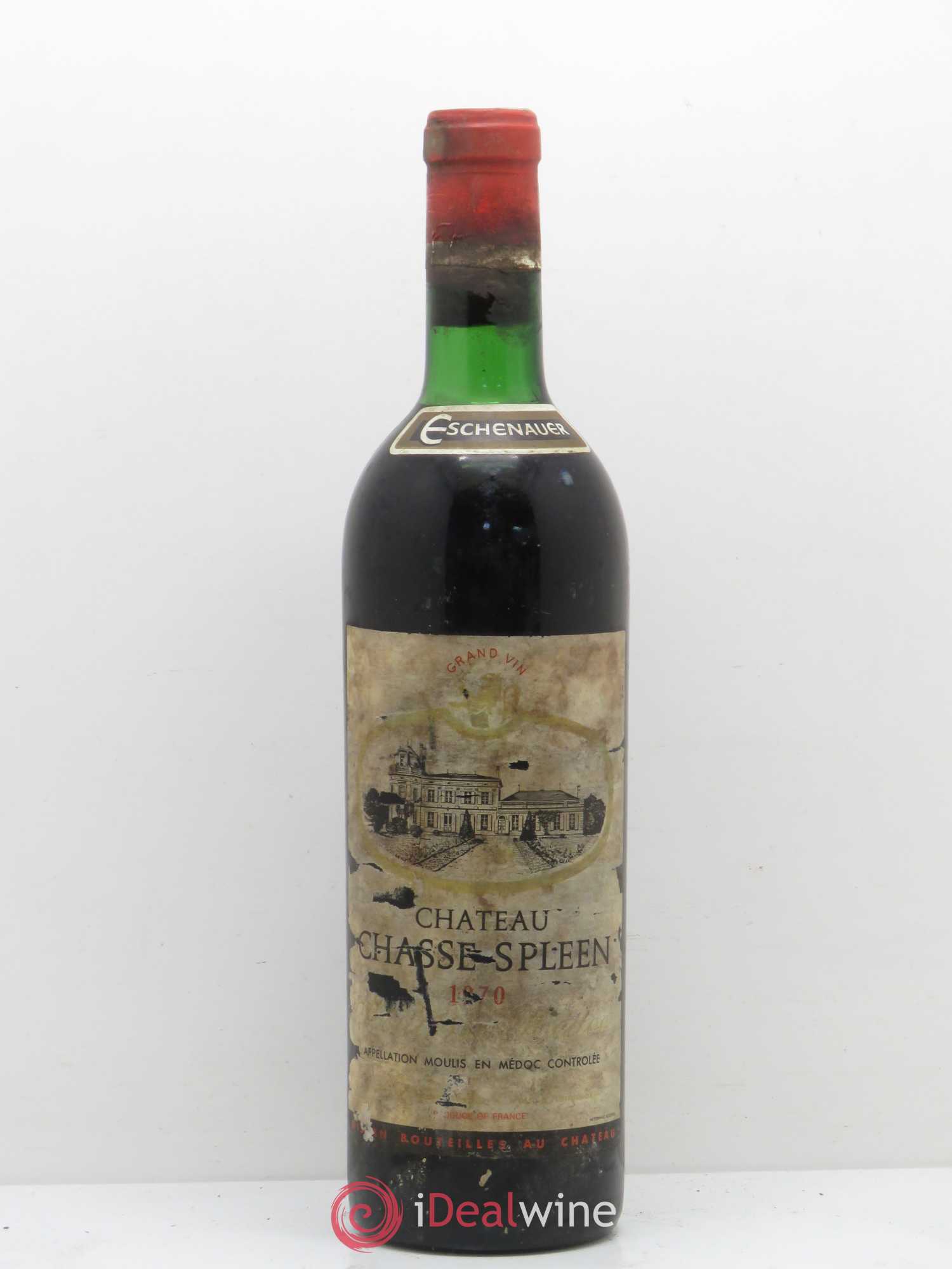 Château Chasse Spleen 1970 - Lot de 1 bouteille - 0