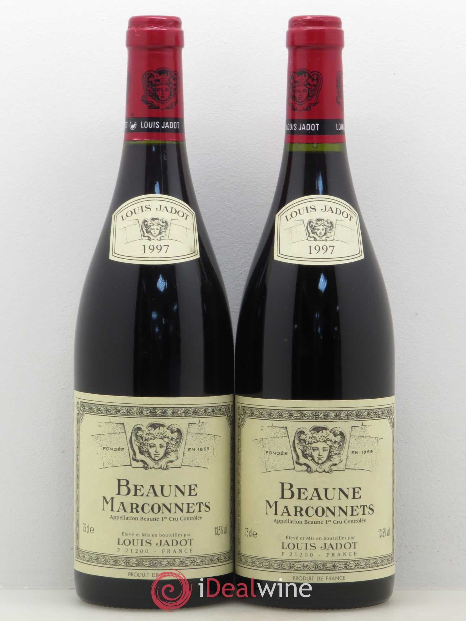 Beaune Marconnets Louis Jadot 1997 - Posten von 2 Flaschen - 0
