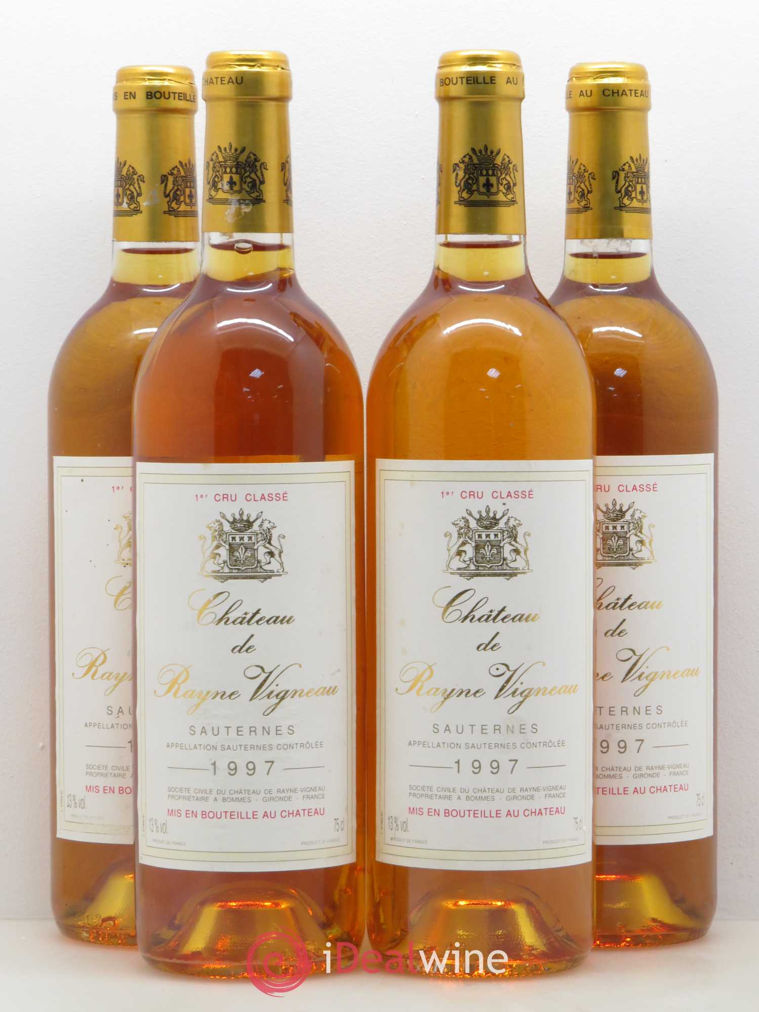 Château de Rayne Vigneau 1er Grand Cru Classé 1997 - Lotto di 4 bottiglie - 0