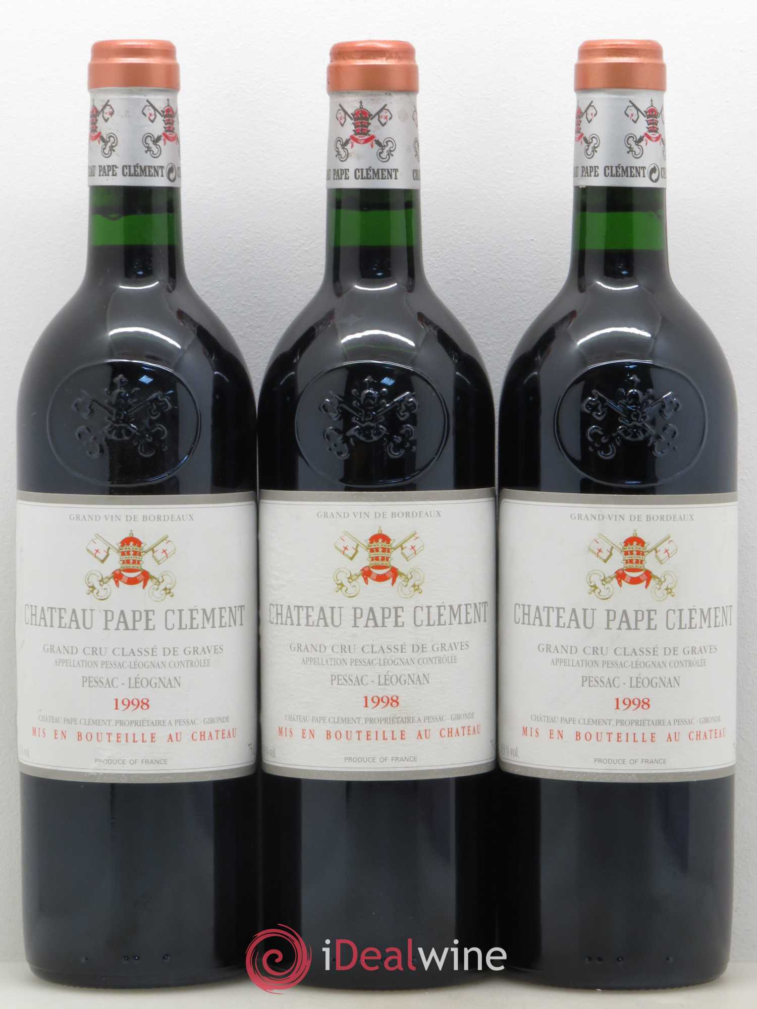 Château Pape Clément Cru Classé de Graves 1998 - Lot de 6 bouteilles - 2