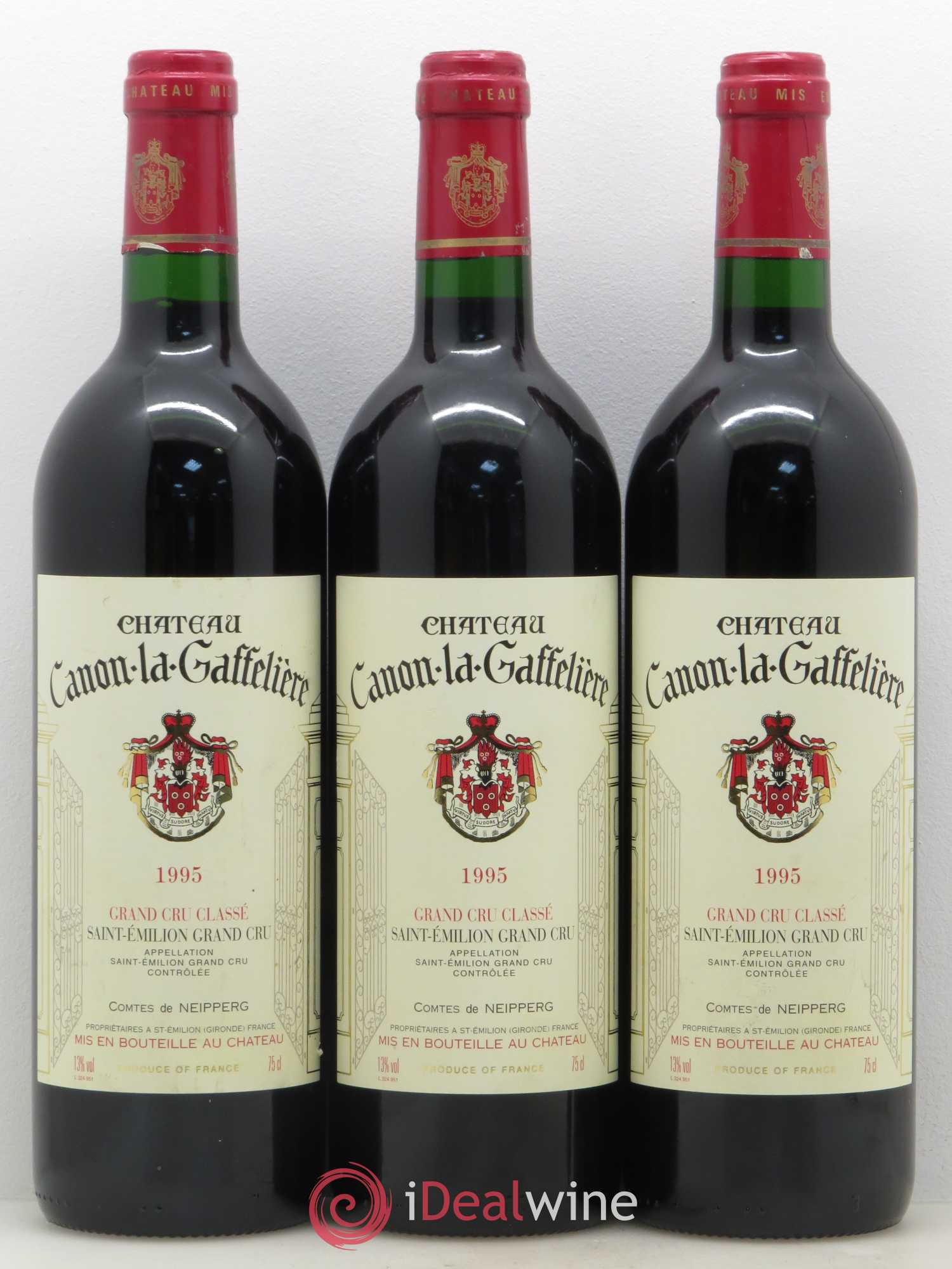 Château Canon la Gaffelière 1er Grand Cru Classé B 1995 - Lot de 6 bouteilles - 1
