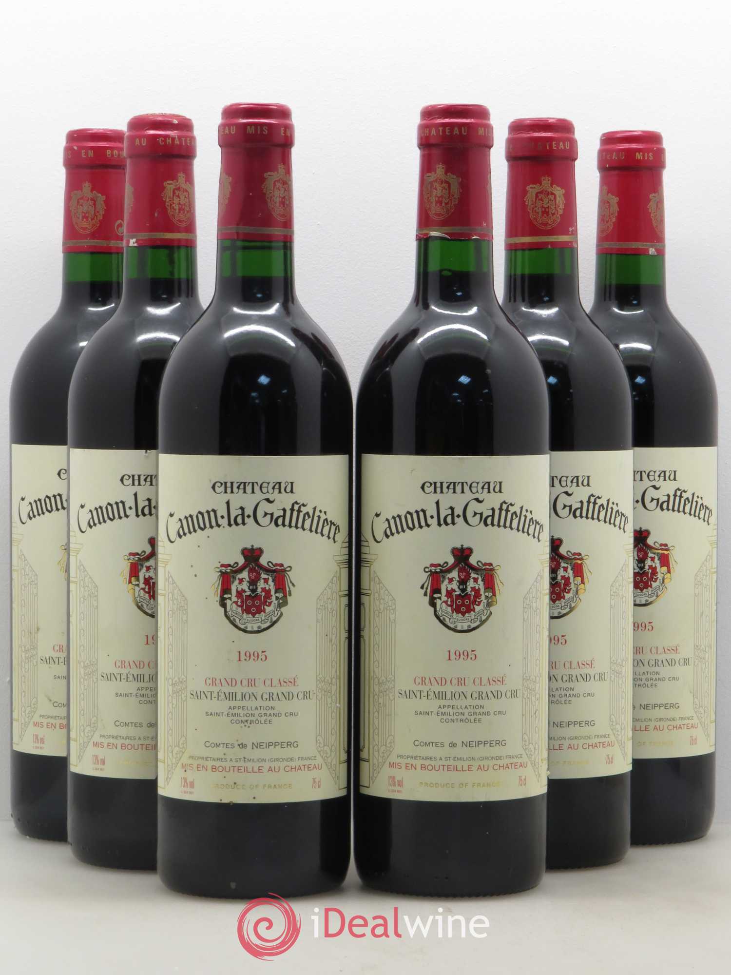 Château Canon la Gaffelière 1er Grand Cru Classé B 1995 - Lot de 6 bouteilles - 0