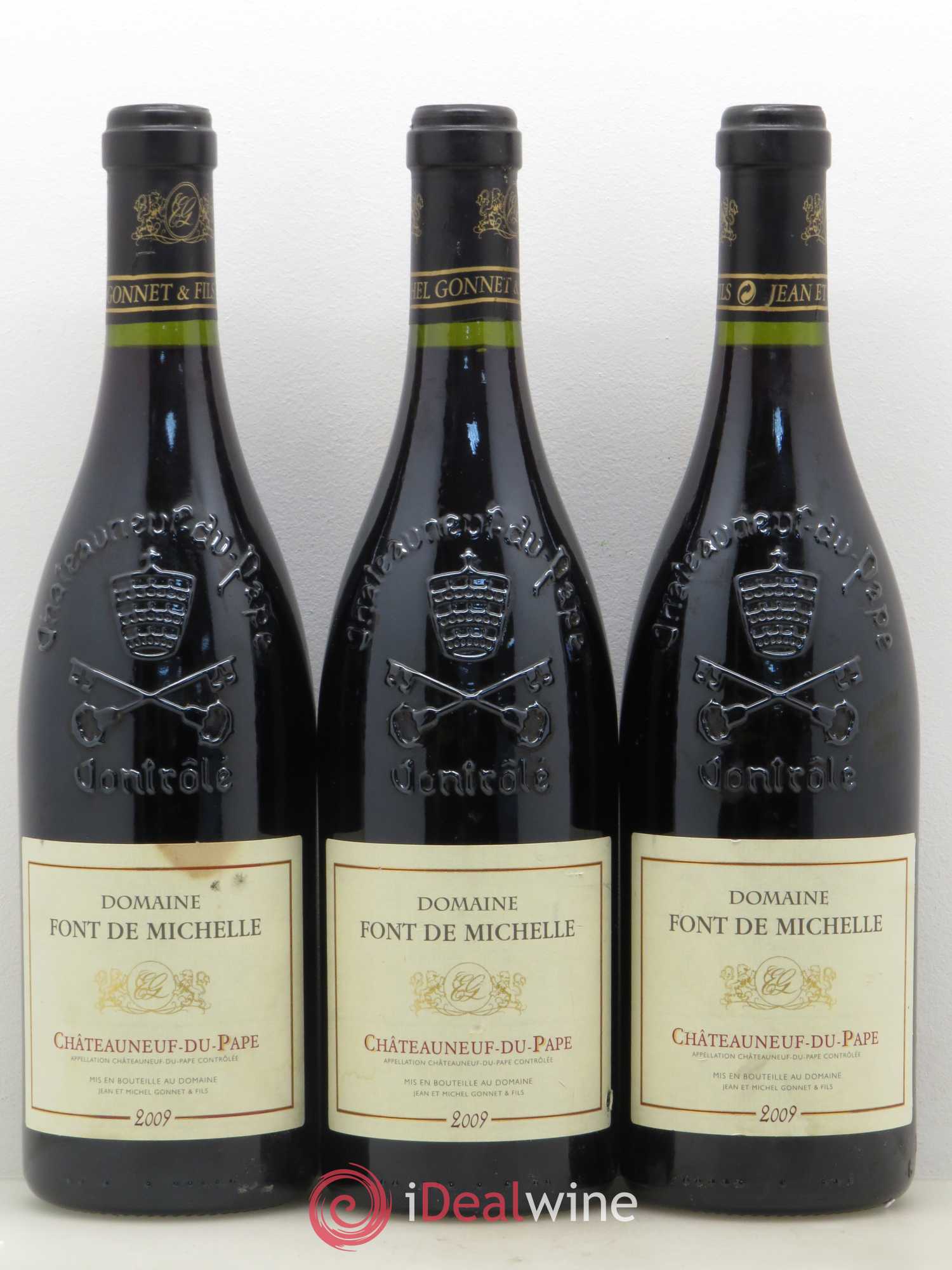 Châteauneuf-du-Pape Domaine Font de Michelle Famille Gonnet 2009 - Lot de 6 bouteilles - 1