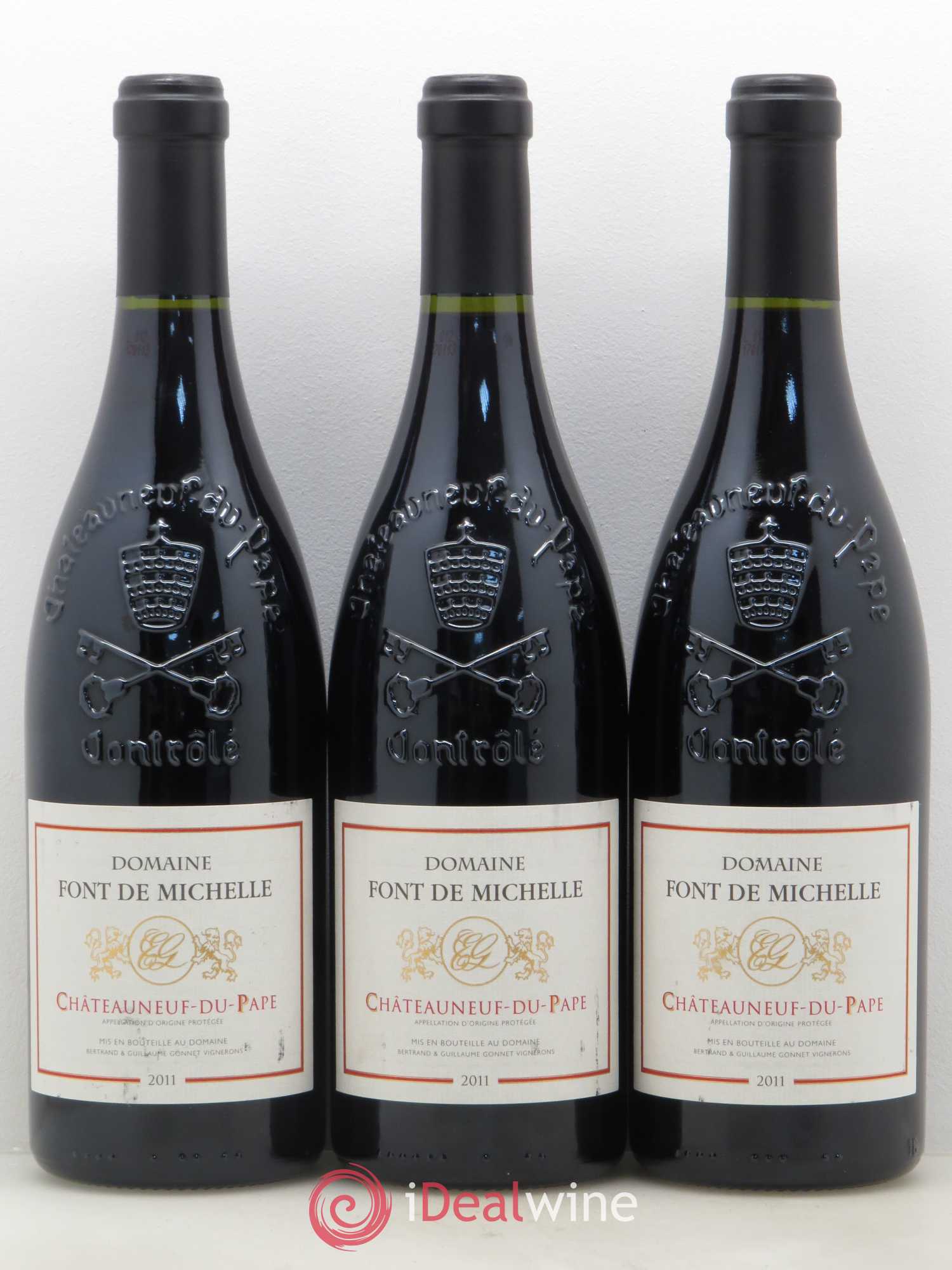 Châteauneuf-du-Pape Domaine Font de Michelle Famille Gonnet 2011 - Lot de 6 bouteilles - 1