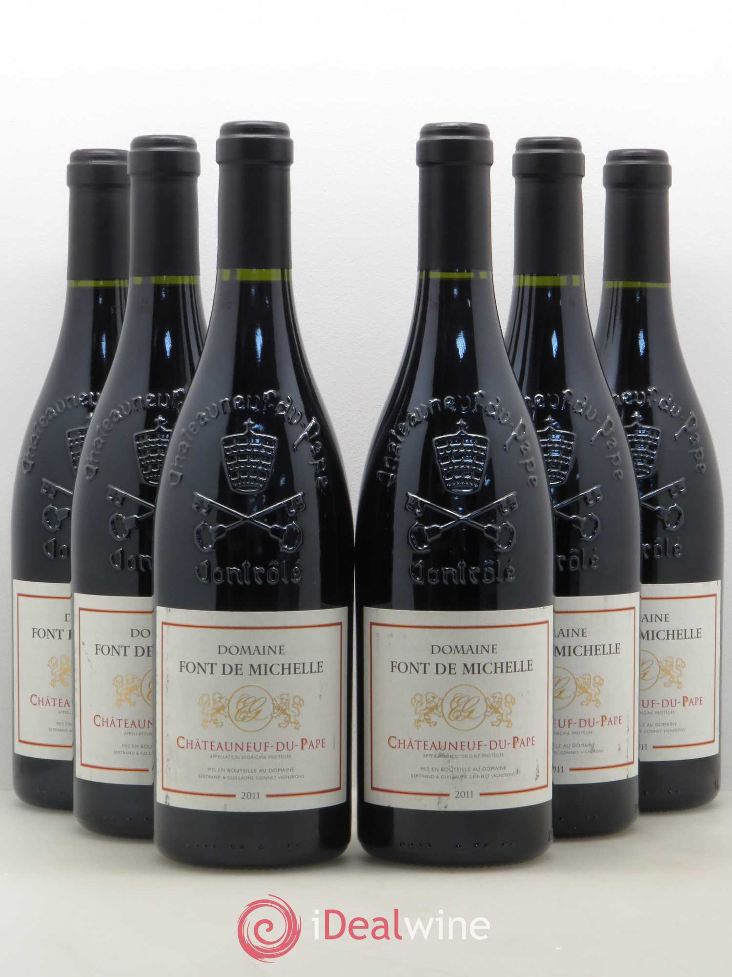 Châteauneuf-du-Pape Domaine Font de Michelle Famille Gonnet 2011 - Lot de 6 bouteilles - 0