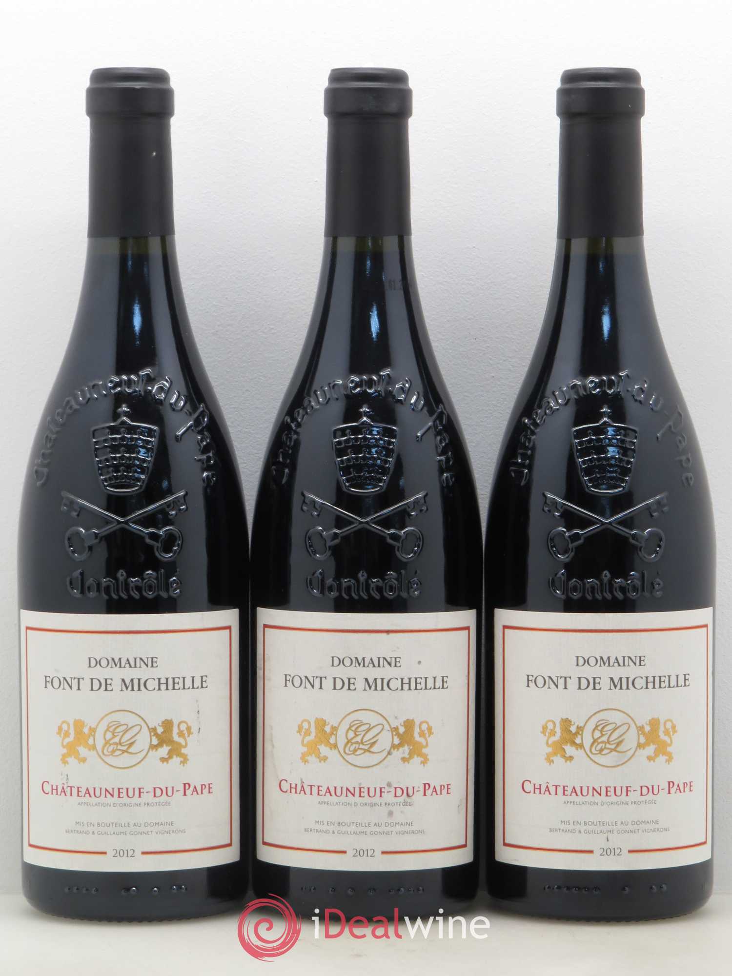 Châteauneuf-du-Pape Domaine Font de Michelle Famille Gonnet 2012 - Lot de 6 bouteilles - 1
