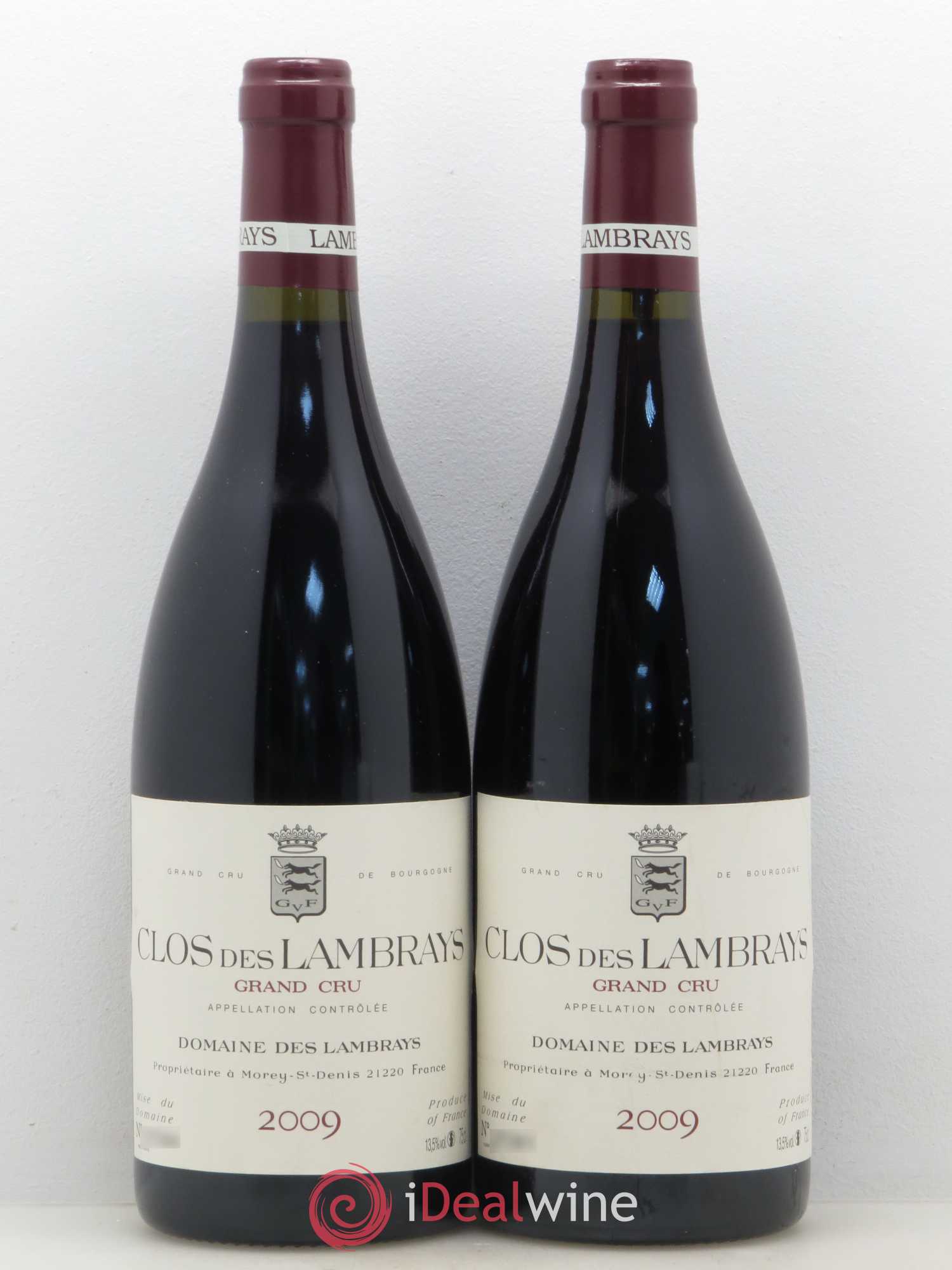 Clos des Lambrays Grand Cru Domaine des Lambrays 2009 - Lot de 2 bouteilles - 0
