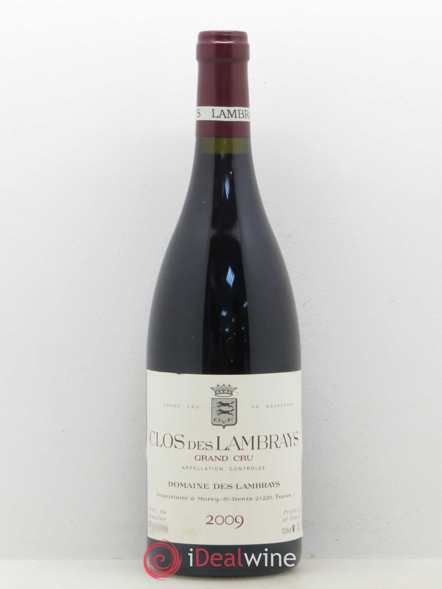 Clos des Lambrays Grand Cru Domaine des Lambrays 2009 - Lot de 1 bouteille - 0