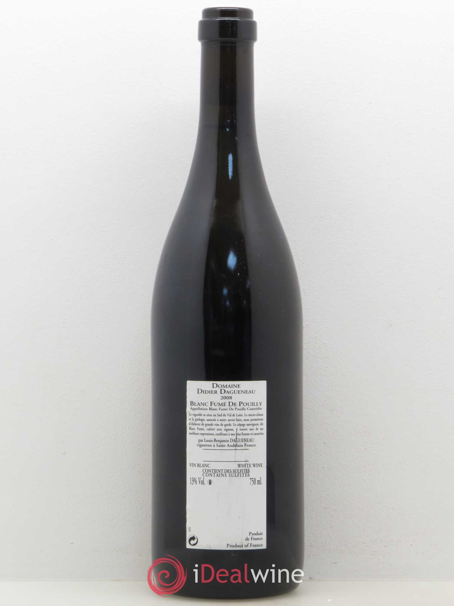 Pouilly-Fumé Clos du Calvaire Dagueneau (Domaine Didier - Louis-Benjamin) 2008 - Lot of 1 bottle - 1