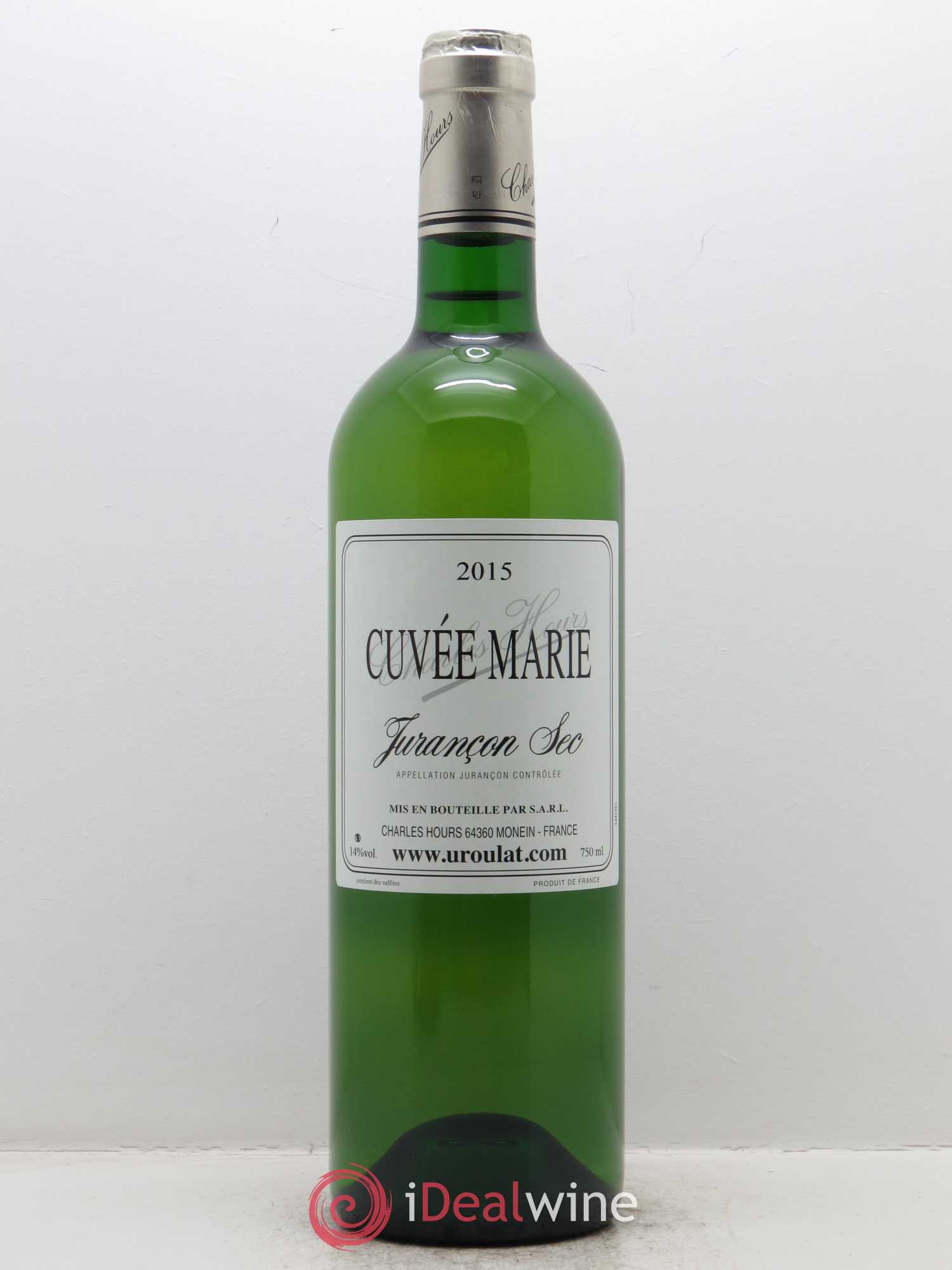 Jurançon Sec Uroulat Cuvée Marie Charles Hours 2015 - Lot de 1 bouteille - 0