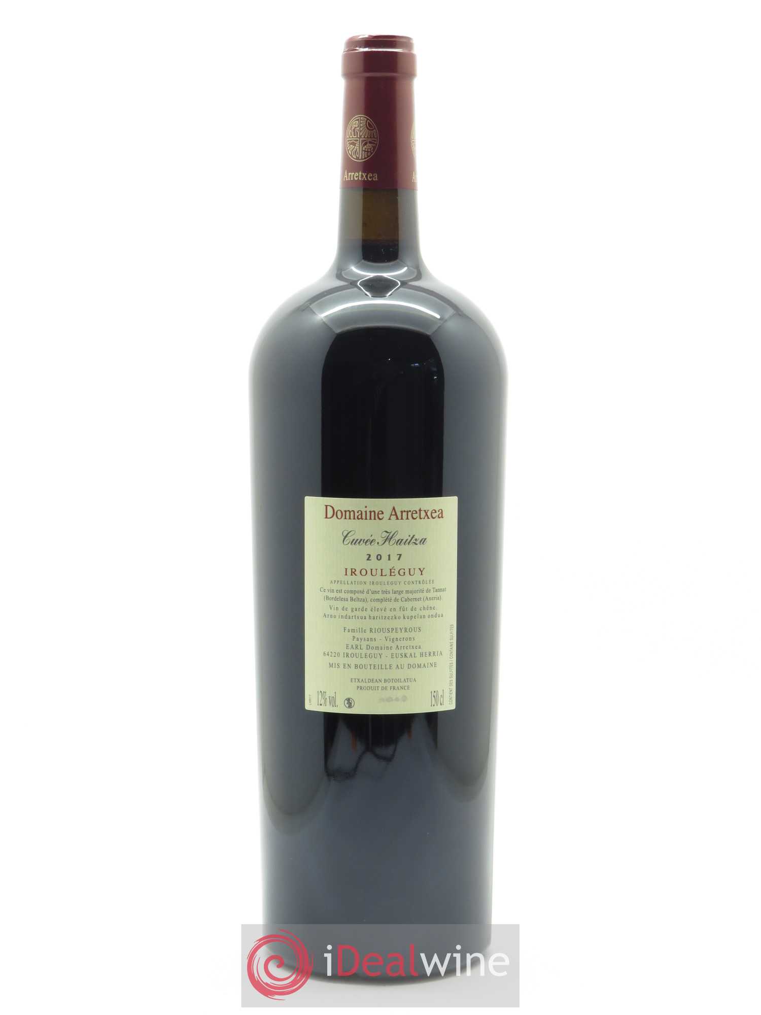 Irouléguy Cuvée Haitza Arretxea (Domaine) 2017 - Lot de 1 magnum - 1