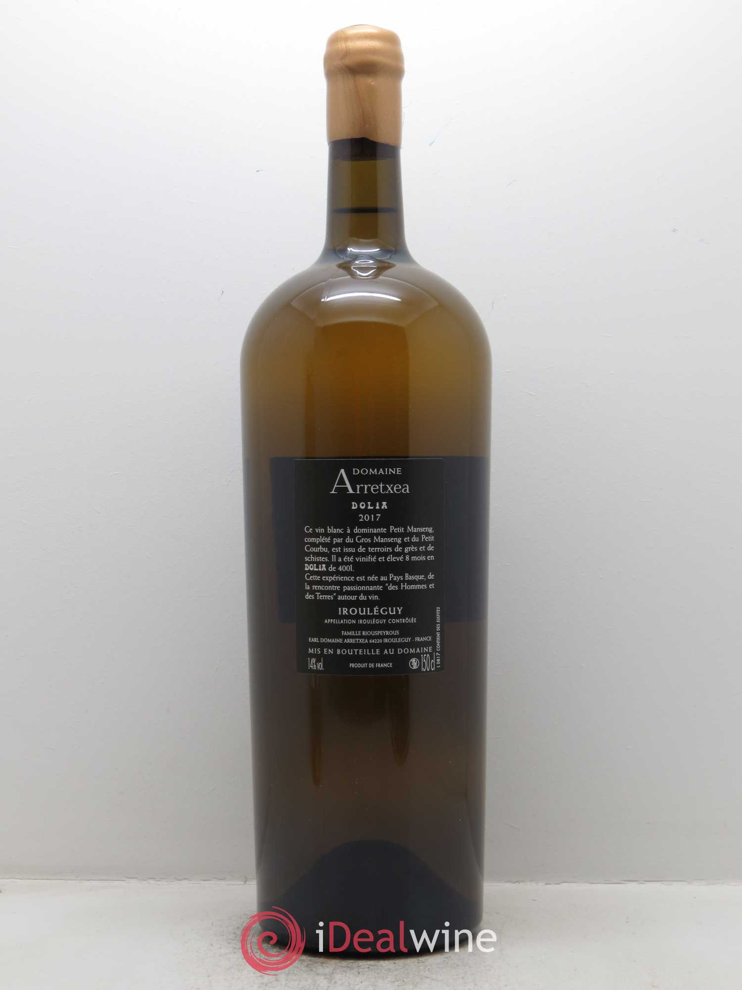 Irouléguy Amphore Dolia Arretxea (Domaine)  2017 - Lot de 1 magnum - 1