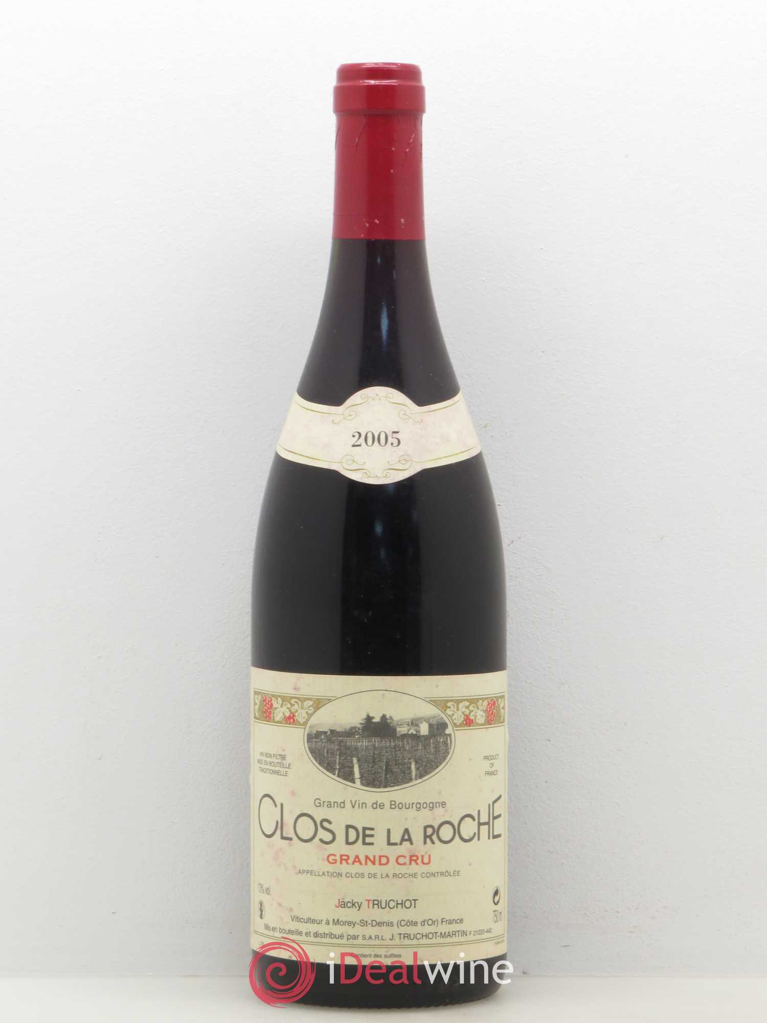 Clos de la Roche Grand Cru Jacky Truchot 2005 - Lot de 1 bouteille - 0