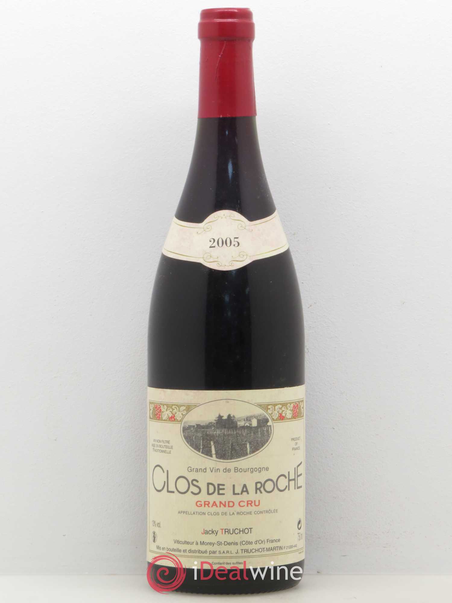 Clos de la Roche Grand Cru Jacky Truchot 2005 - Lot de 1 bouteille - 0