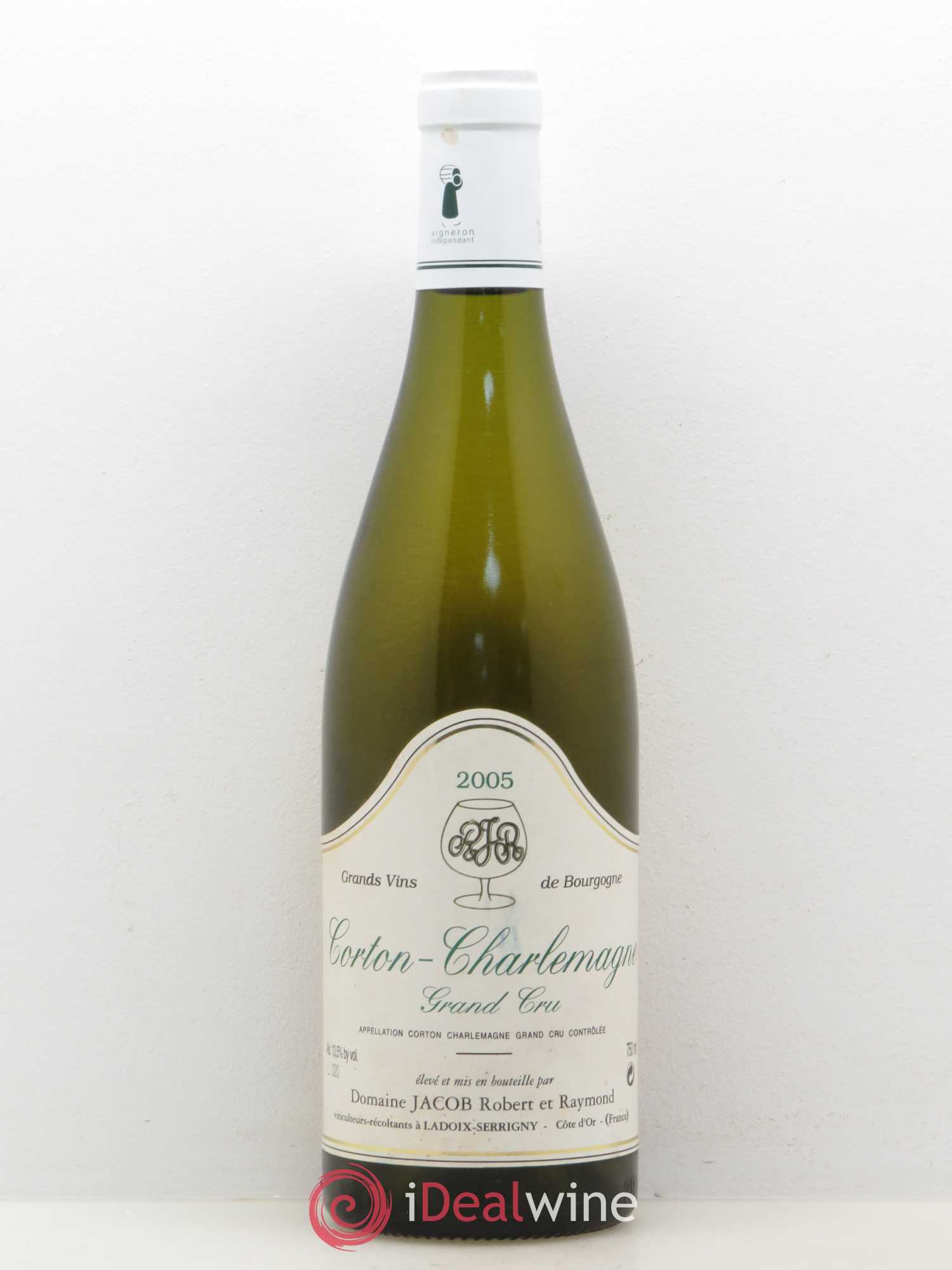Corton-Charlemagne Grand Cru Domaine Robert et Raymond Jacob 2005 - Posten von 1 Flasche - 0