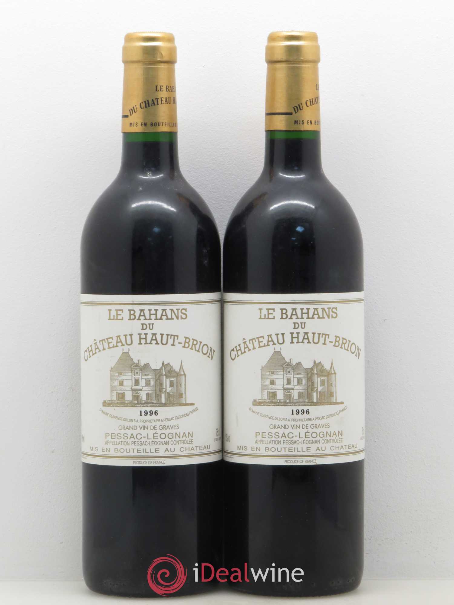 Clarence (Bahans) de Haut-Brion Second Vin 1996 - Lot de 2 bouteilles - 0