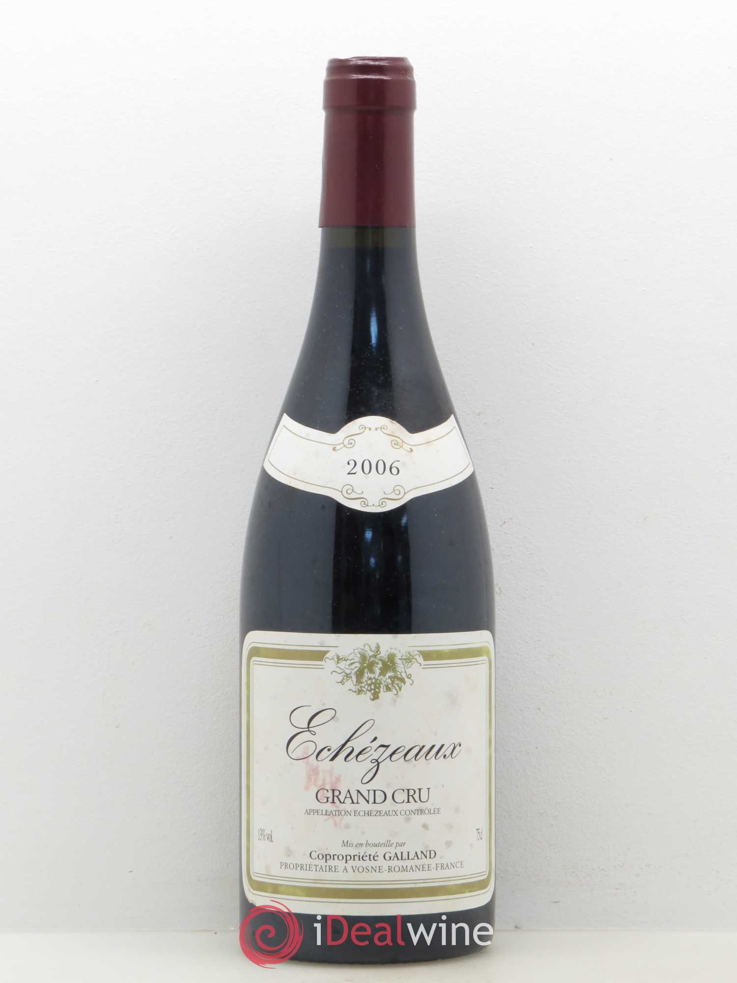 Echezeaux Grand Cru Copropriete Galland 2006 - Lot de 1 bouteille - 0