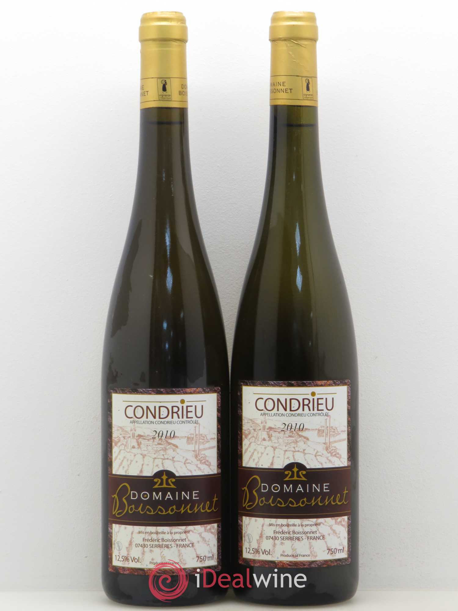 Condrieu Domaine Boissonnet 2010 - Posten von 2 Flaschen - 0