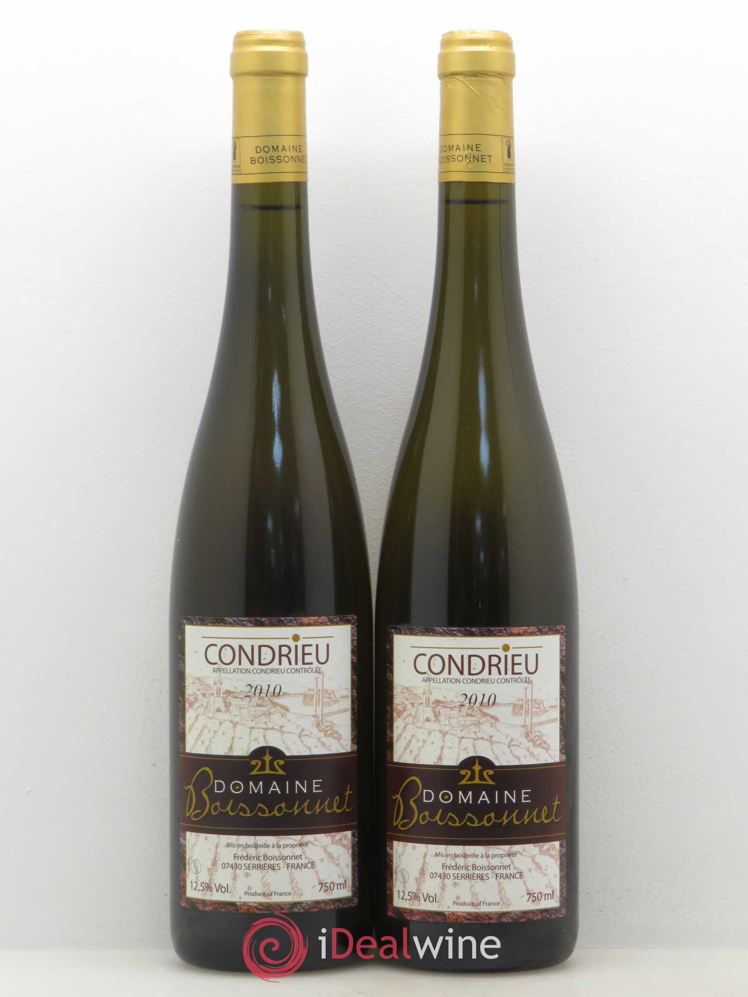 Condrieu Domaine Boissonnet 2010 - Posten von 2 Flaschen - 0