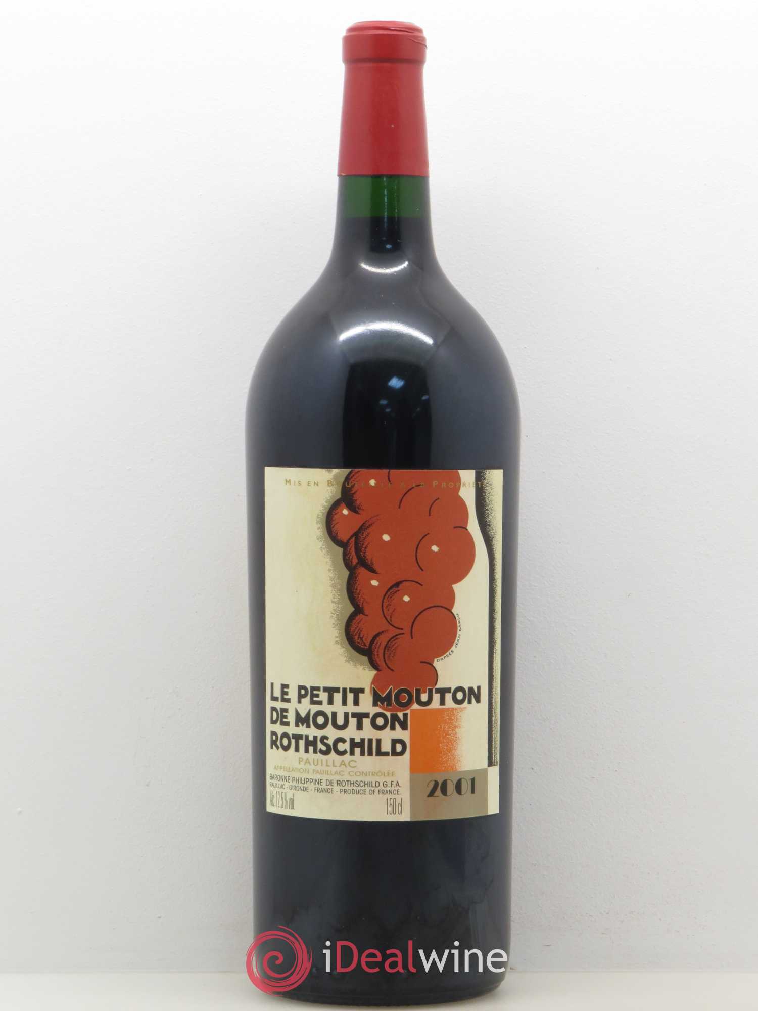 Petit Mouton Second Vin 2001 - Lot de 1 magnum - 0