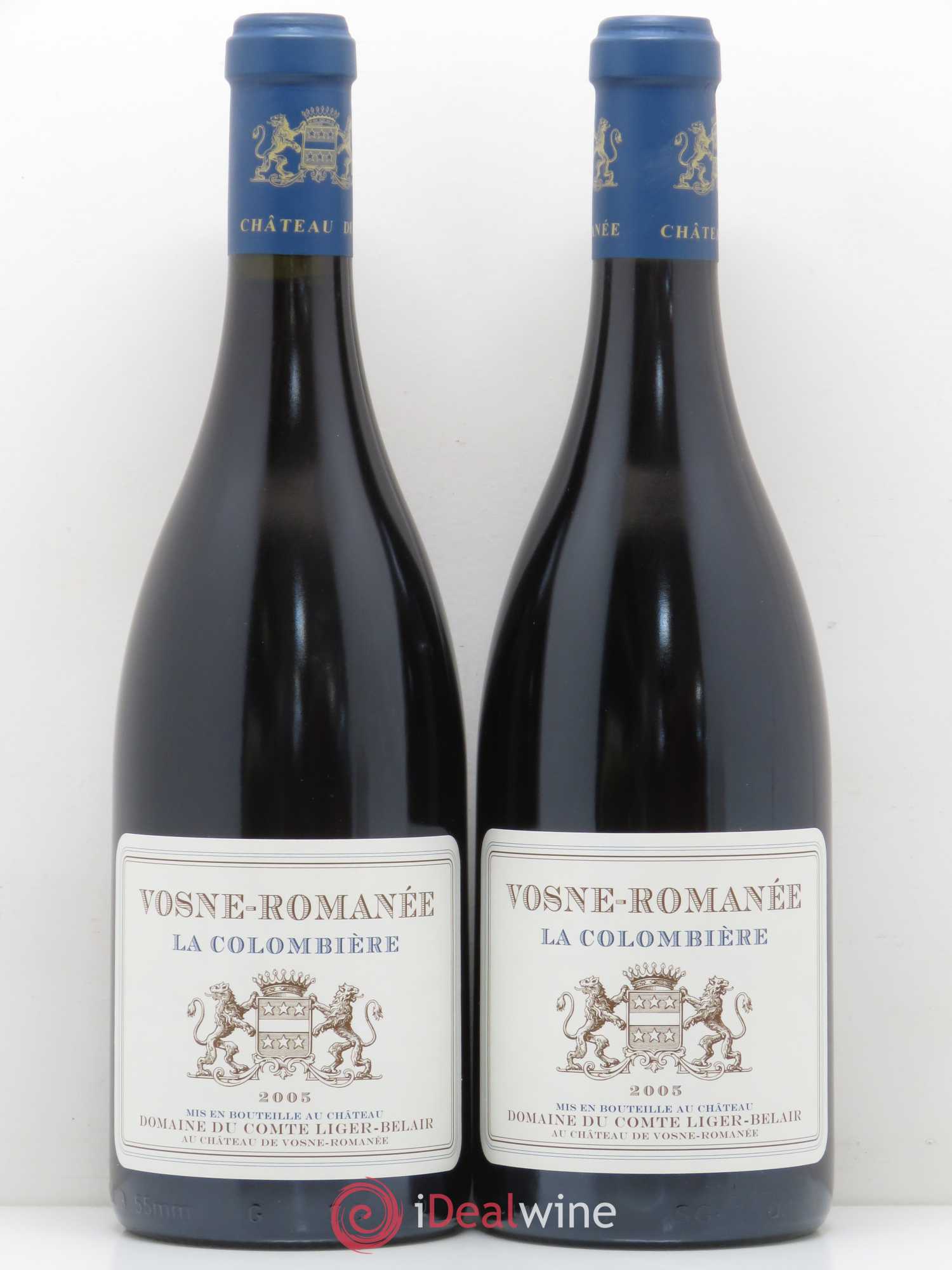 Vosne-Romanée La Colombière Comte Liger-Belair (Domaine du) 2005 - Lot de 2 bouteilles - 0