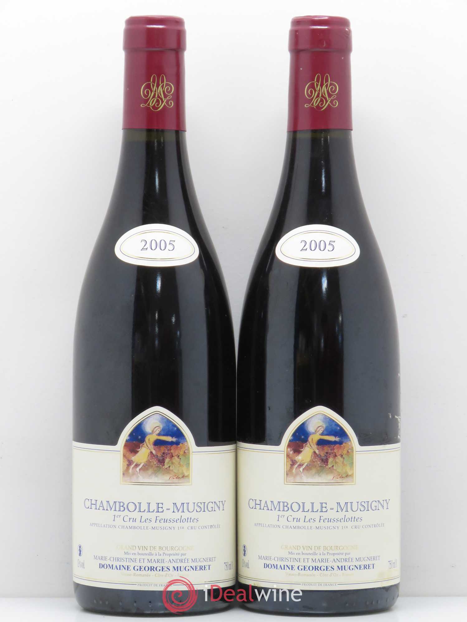 Chambolle-Musigny 1er Cru Les Feusselottes Mugneret-Gibourg (Domaine) 2005 - Lot de 2 bouteilles - 0