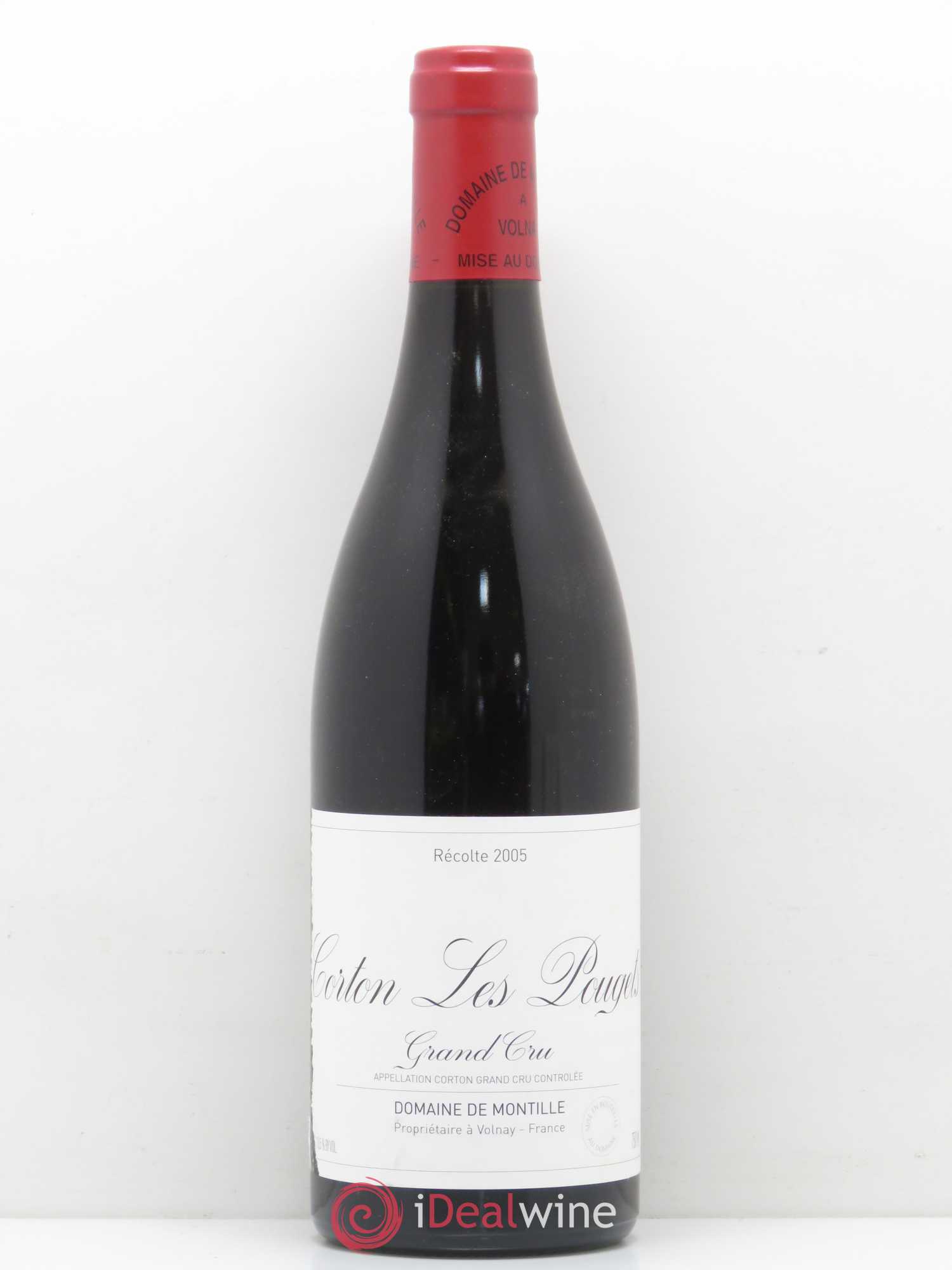 Corton Grand Cru Pougets De Montille (Domaine) 2005 - Lot de 1 bouteille - 0