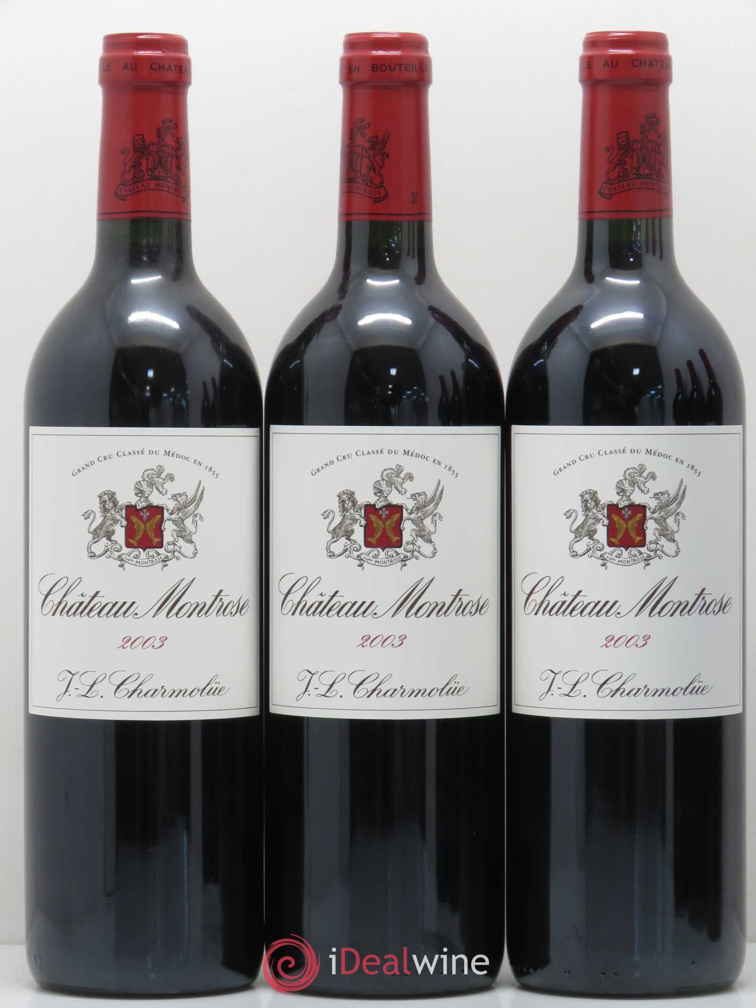 Château Montrose 2ème Grand Cru Classé 2003 - Lot de 6 bouteilles - 1