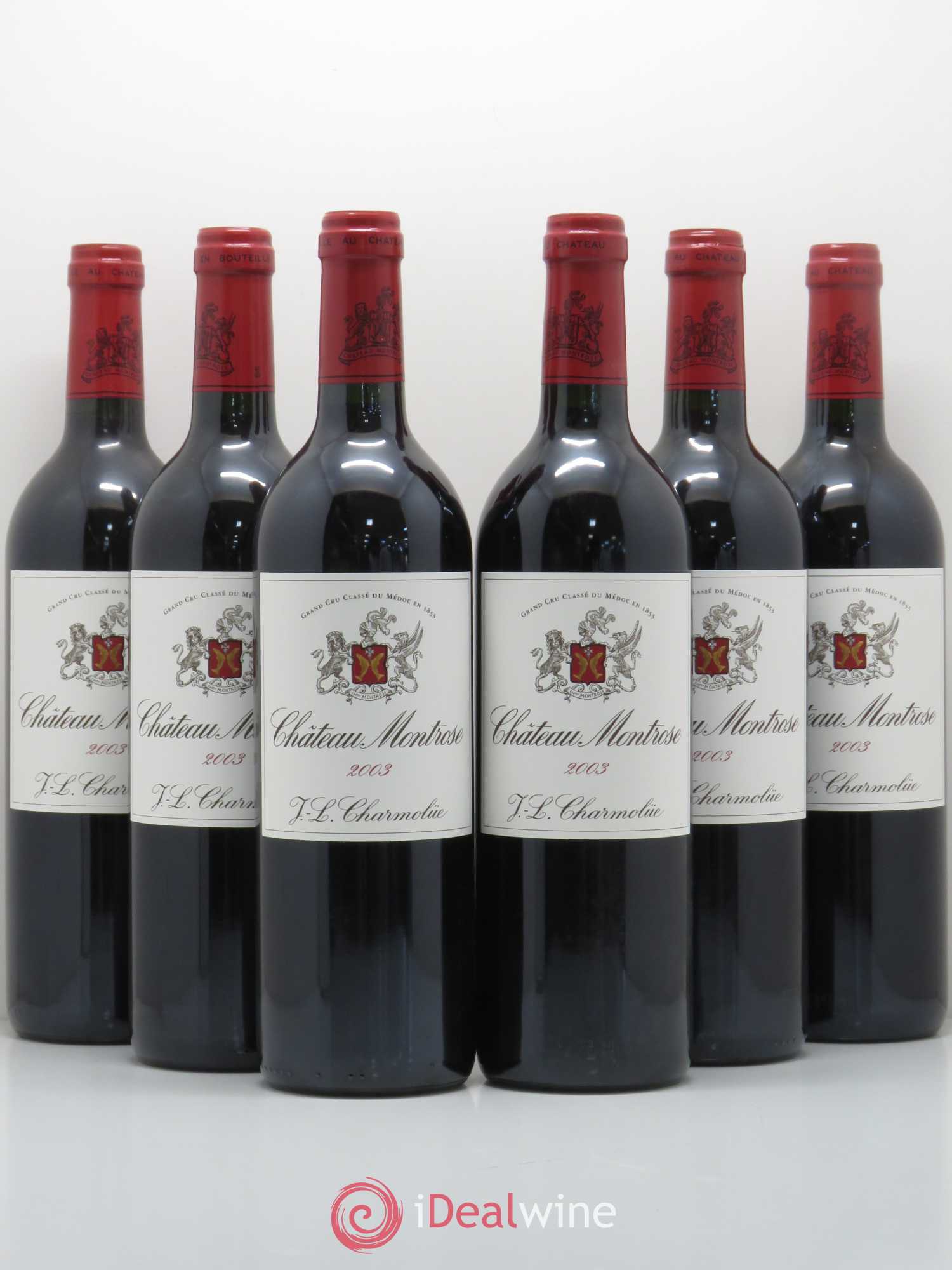 Château Montrose 2ème Grand Cru Classé 2003 - Lot de 6 bouteilles - 0