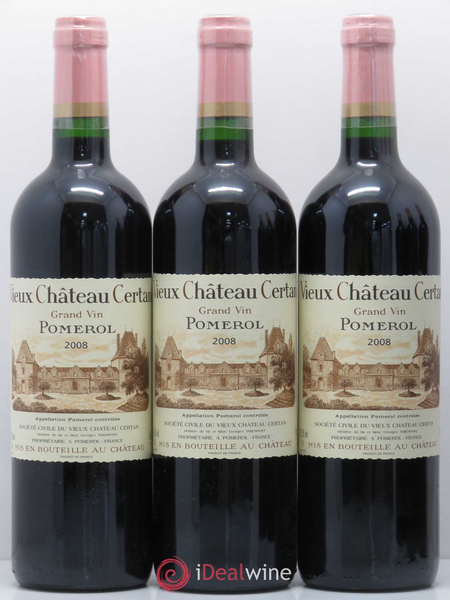 Vieux Château Certan 2008 - Lot de 6 bouteilles - 1