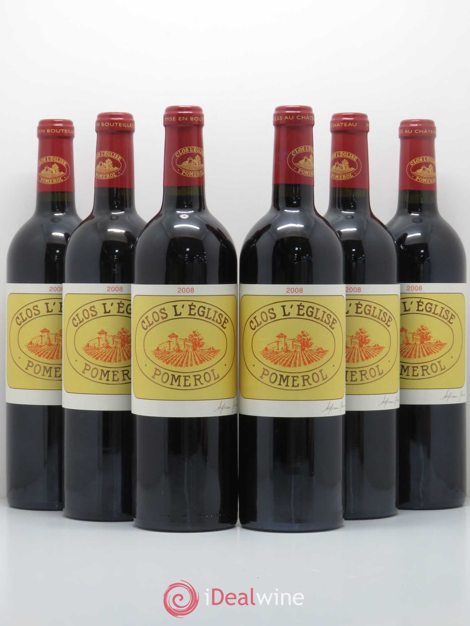 Clos l'Eglise 2008 - Lot de 6 bouteilles - 0