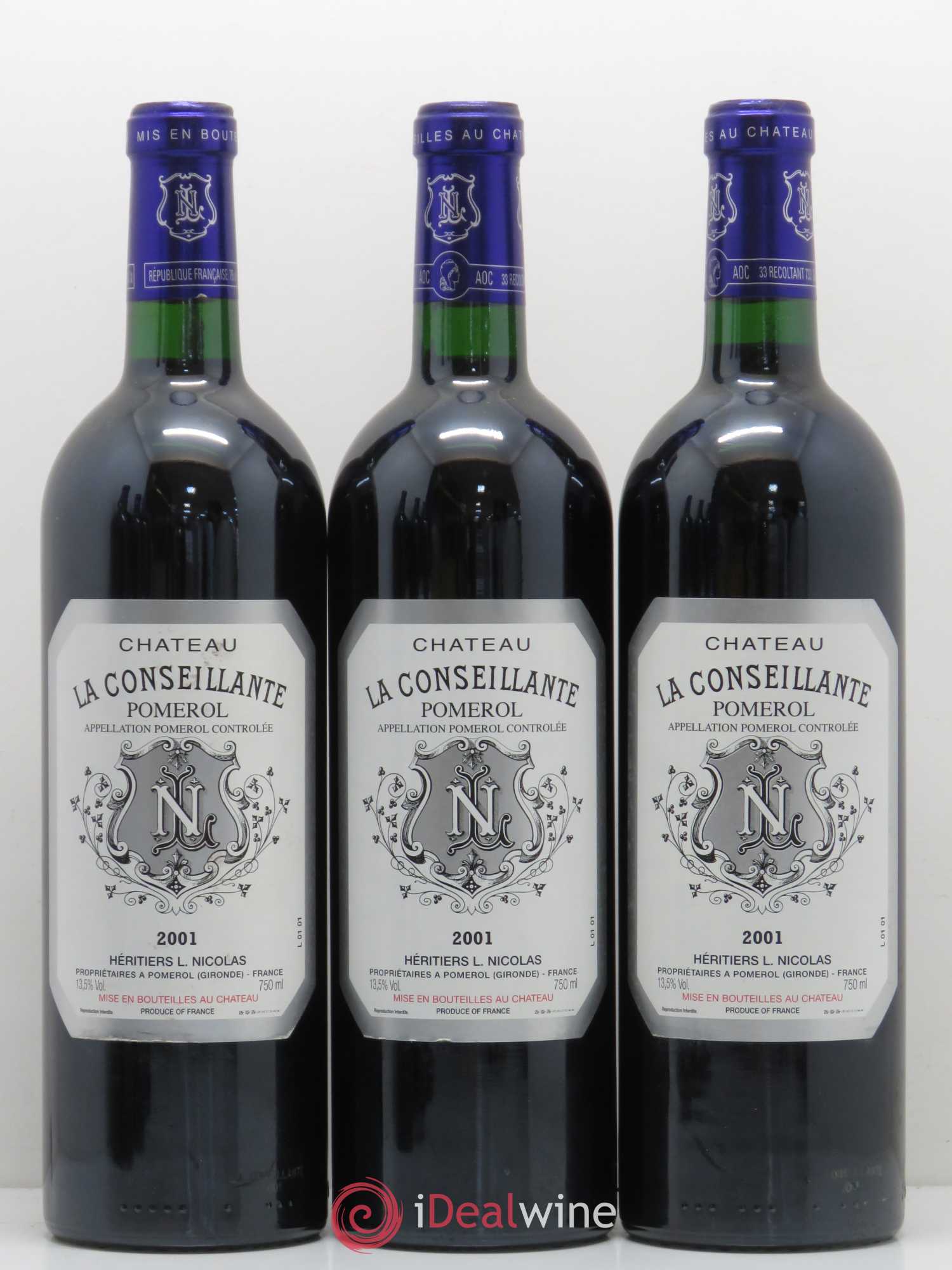 Château la Conseillante 2001 - Lot de 6 bouteilles - 2