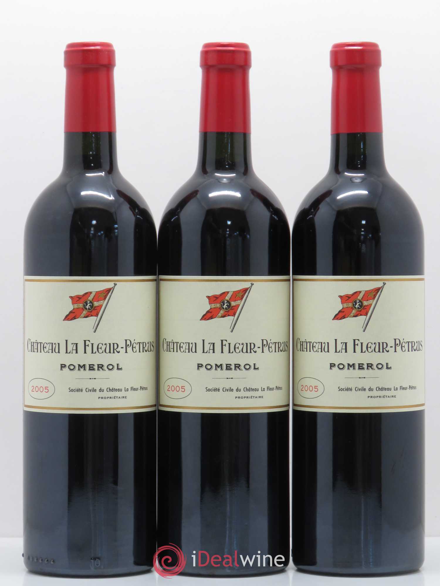 Château la Fleur Petrus 2005 - Lot de 3 bouteilles - 0