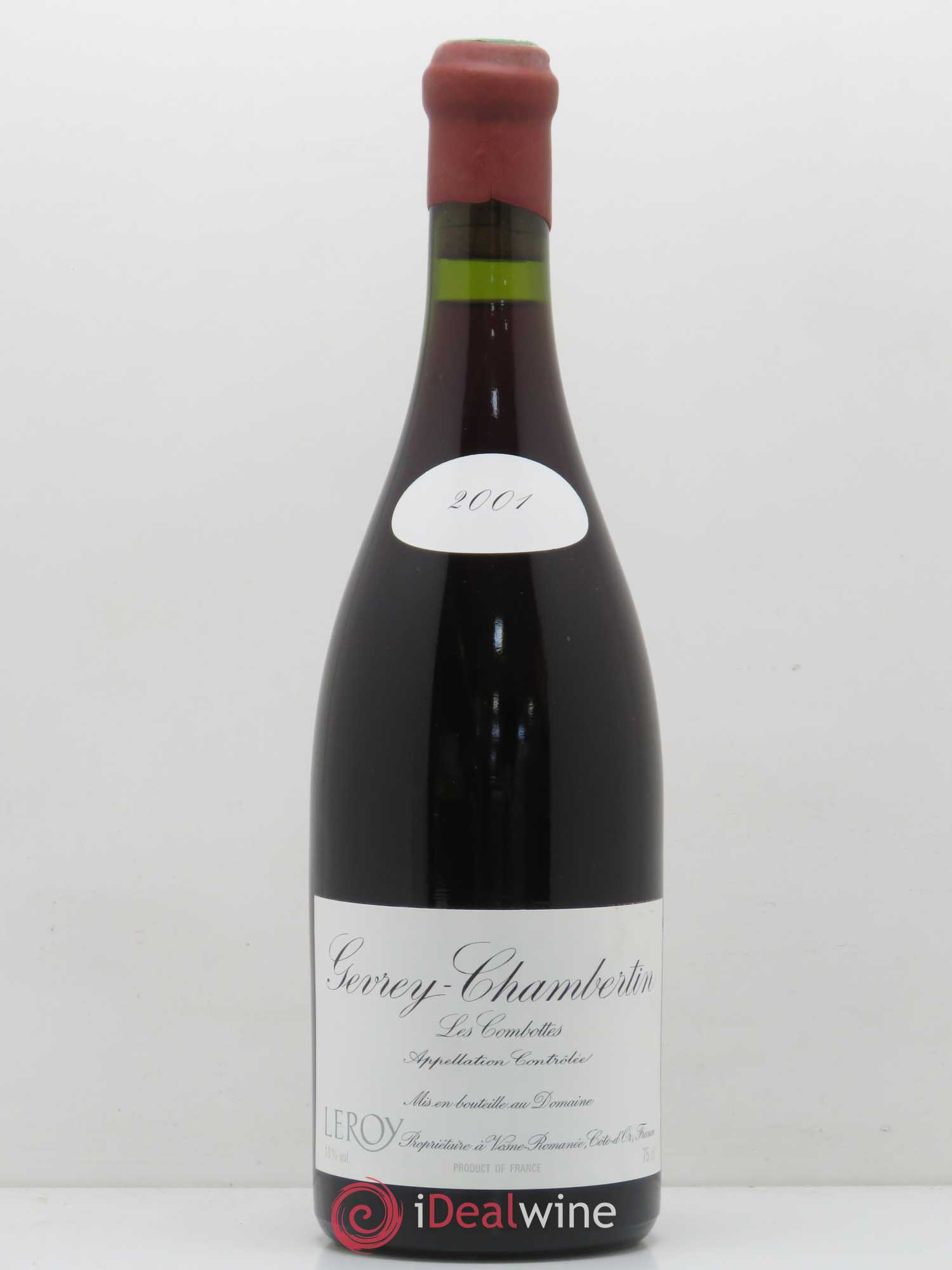 Gevrey-Chambertin 1er Cru Les Combottes Leroy (Domaine) 2001 - Lot de 1 bouteille - 0