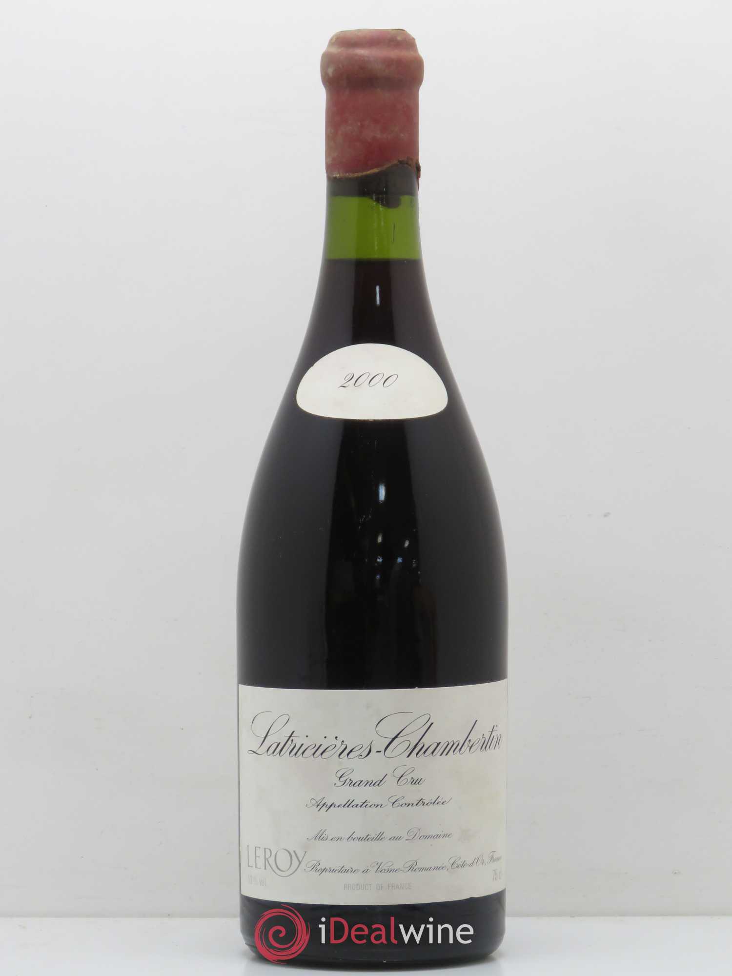 Latricières-Chambertin Grand Cru Leroy (Domaine) 2000 - Lot de 1 bouteille - 0