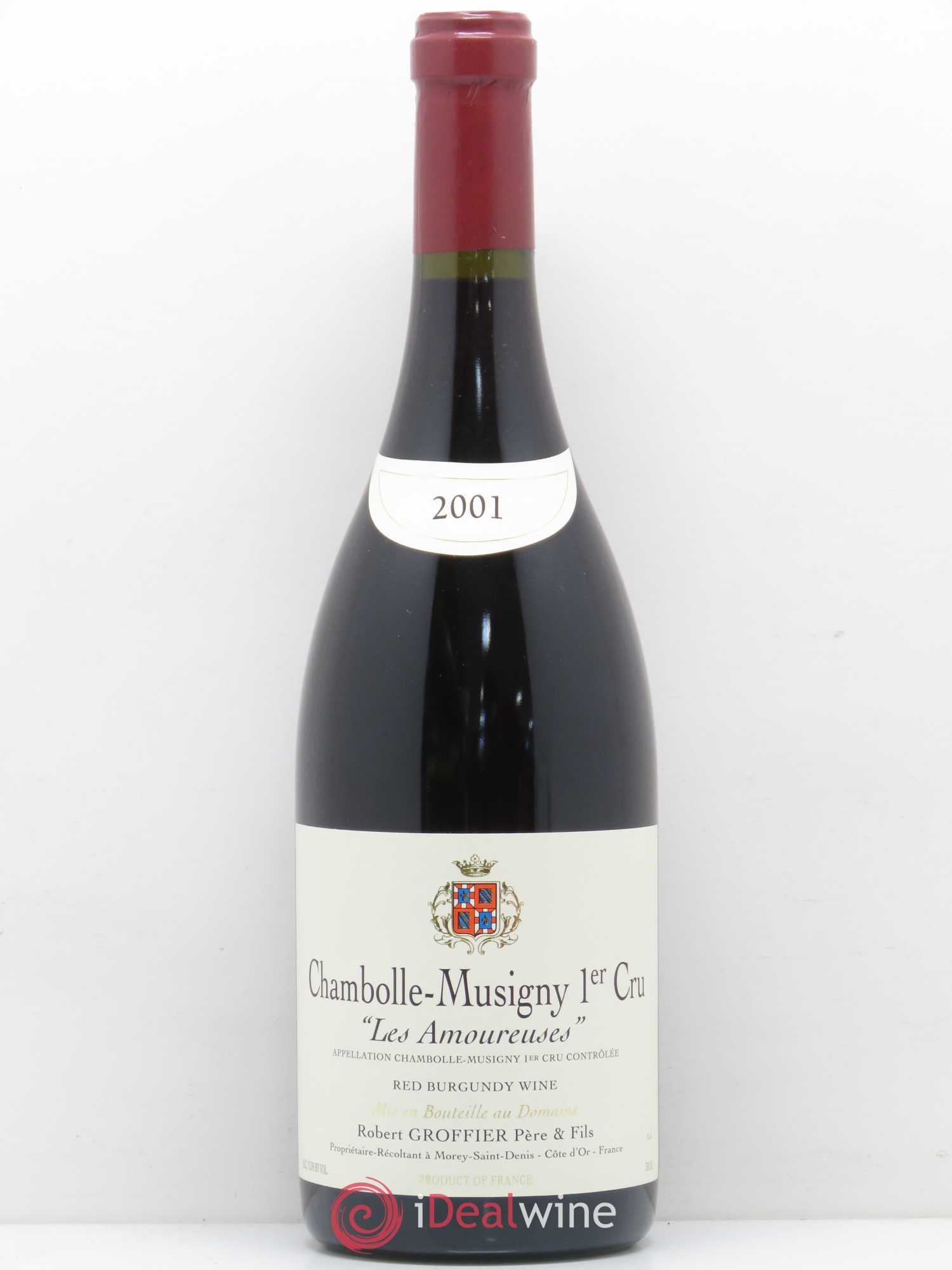 Chambolle-Musigny 1er Cru Les Amoureuses Robert Groffier Père & Fils (Domaine) 2001 - Lot de 1 bouteille - 0