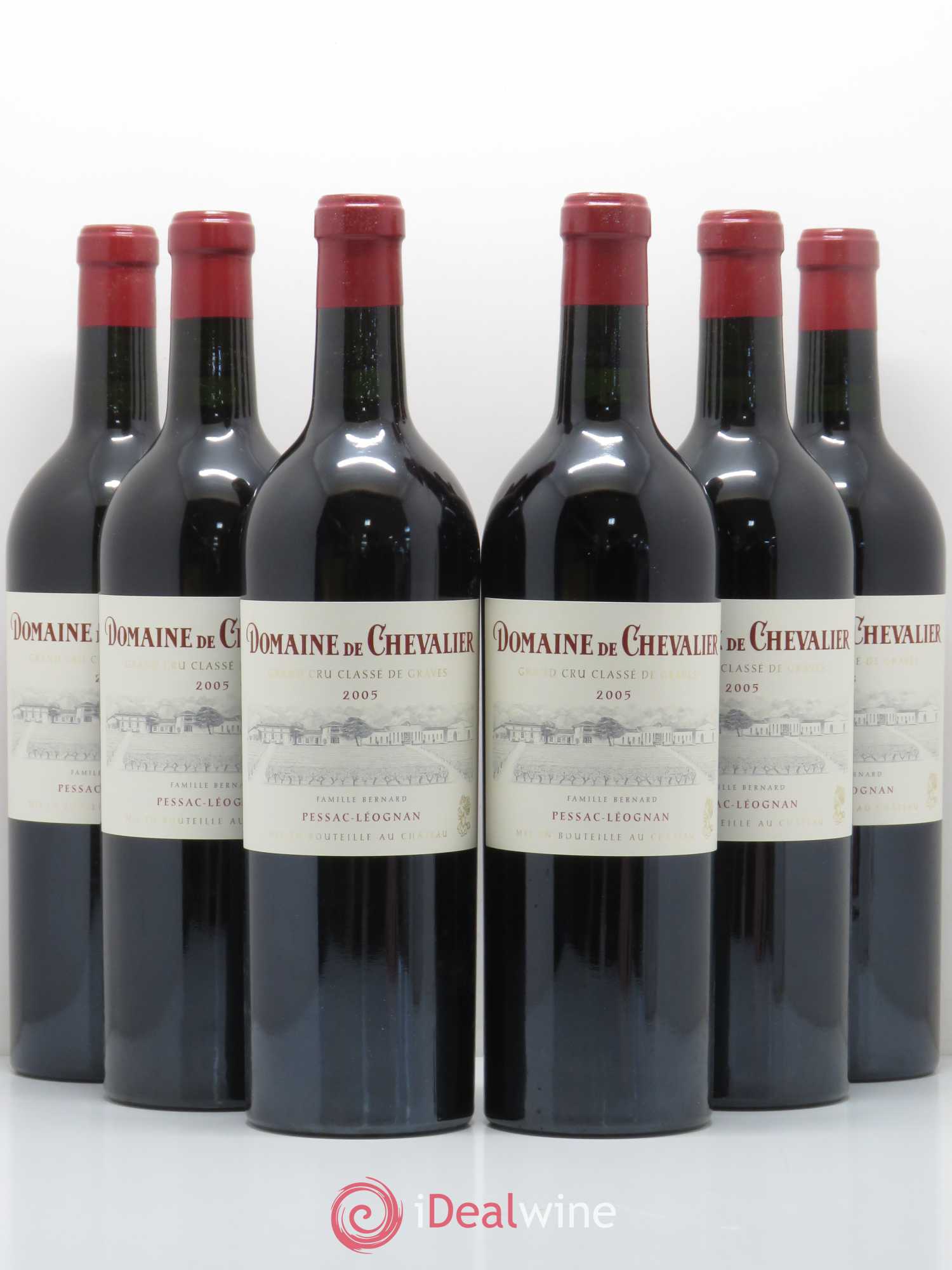 Domaine de Chevalier Cru Classé de Graves 2005 - Lot de 6 bouteilles - 0