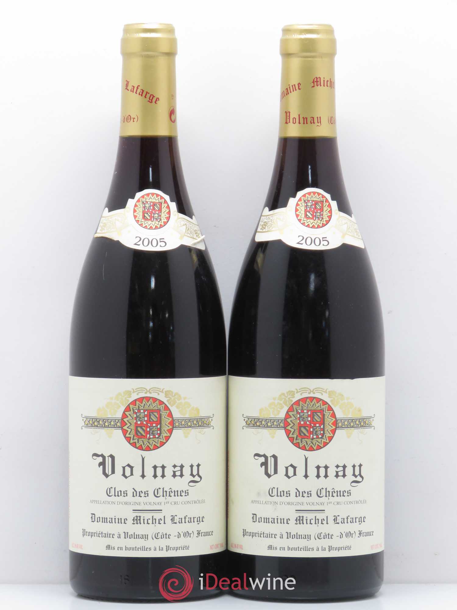 Volnay 1er Cru Clos des Chênes Lafarge (Domaine) 2005 - Lot de 2 bouteilles - 0