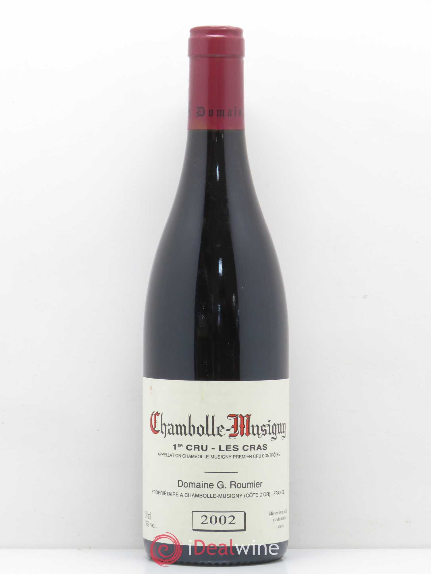 Chambolle-Musigny 1er Cru Les Cras Georges Roumier (Domaine) 2002 - Lot de 1 bouteille - 0