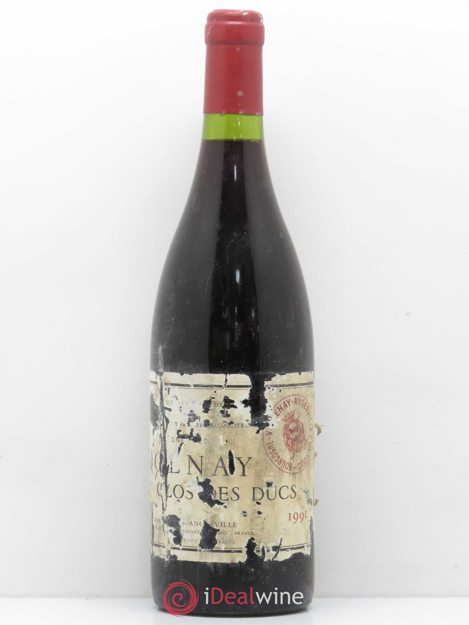 Volnay 1er Cru Clos des Ducs Marquis d'Angerville (Domaine) 1991 - Lot de 1 bouteille - 0