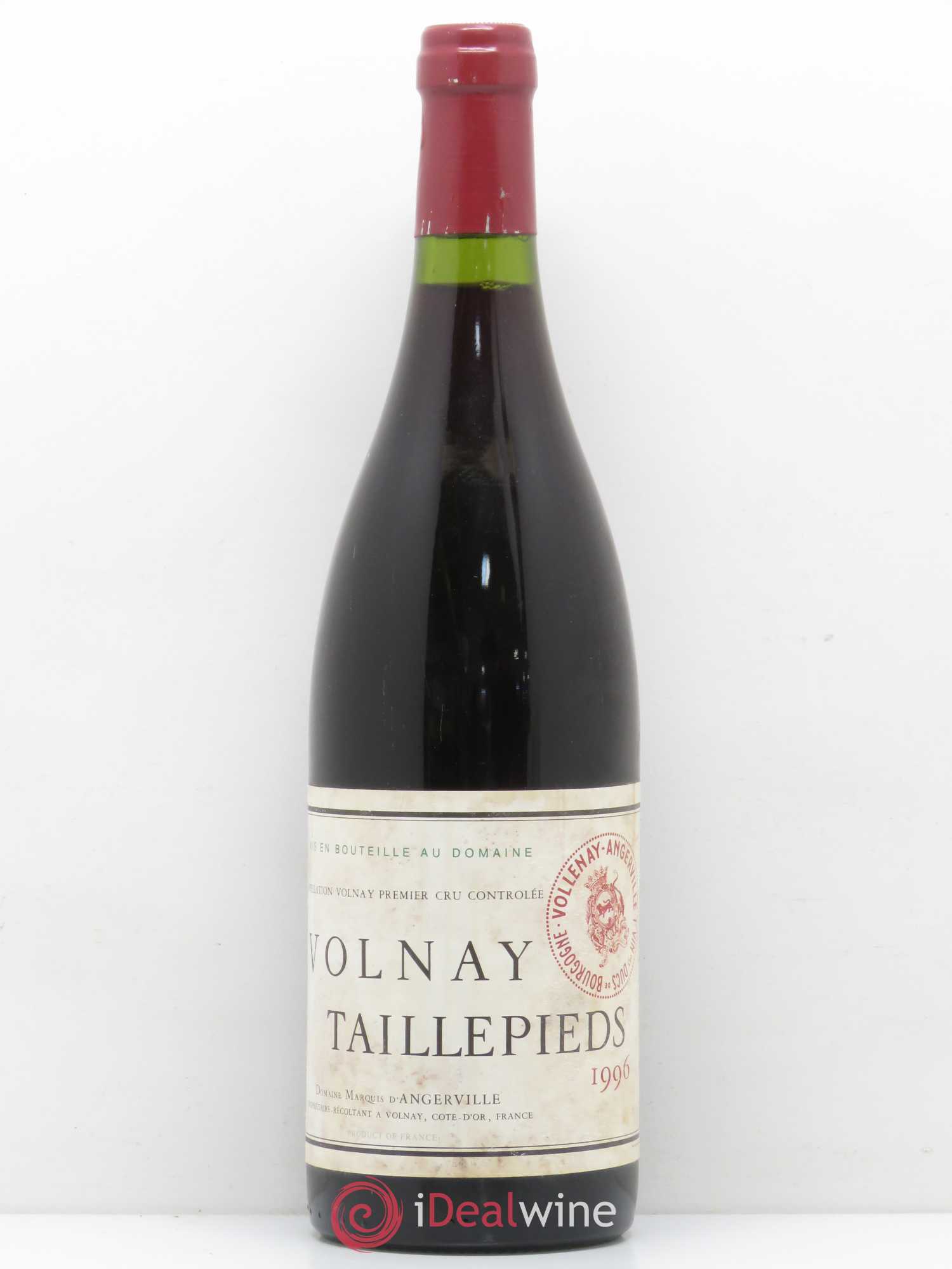 Volnay 1er Cru Taillepieds Marquis d'Angerville (Domaine) 1996 - Lot de 1 bouteille - 0
