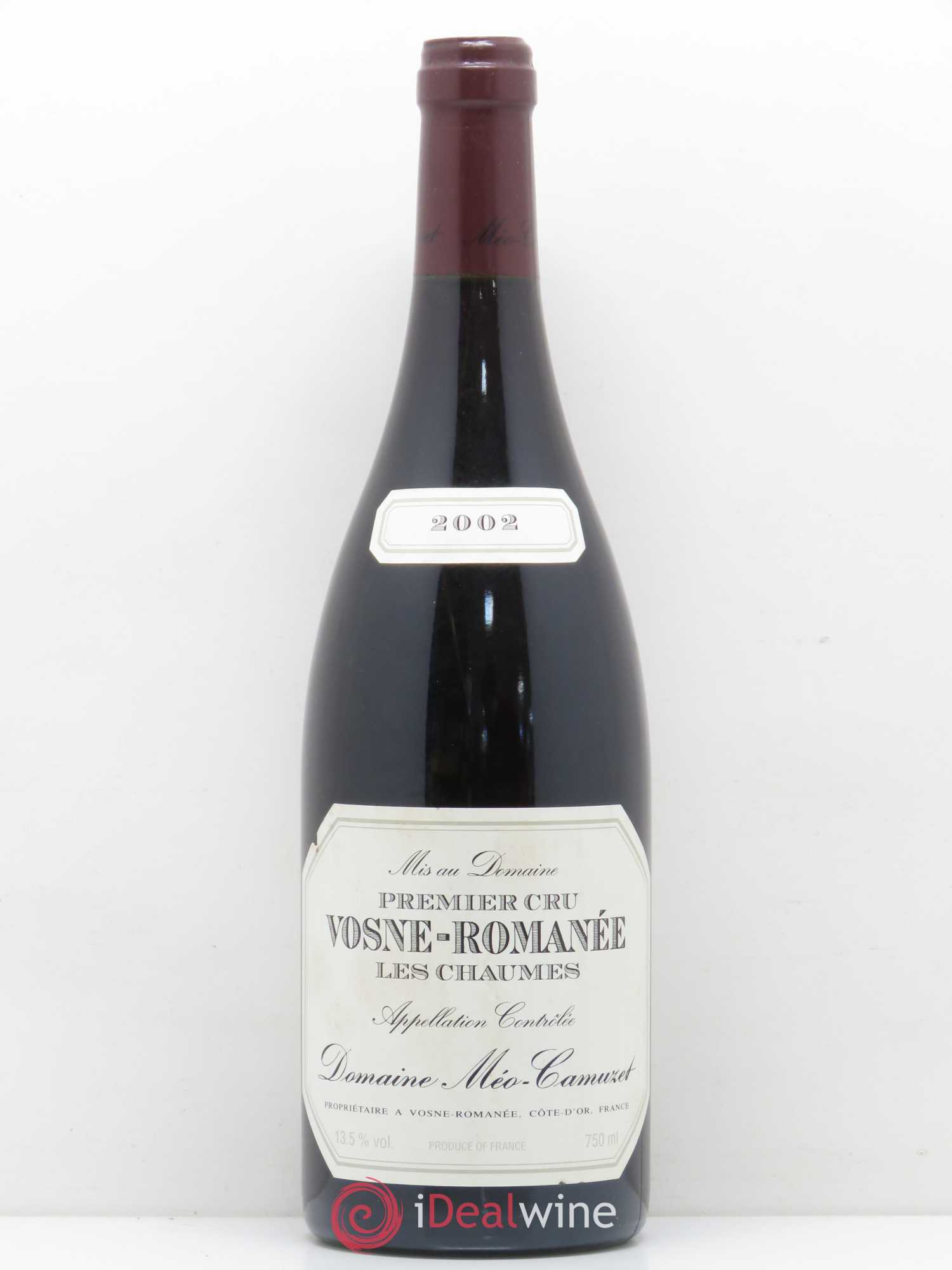 Vosne-Romanée 1er Cru Les Chaumes Méo-Camuzet (Domaine) 2002 - Lot de 1 bouteille - 0